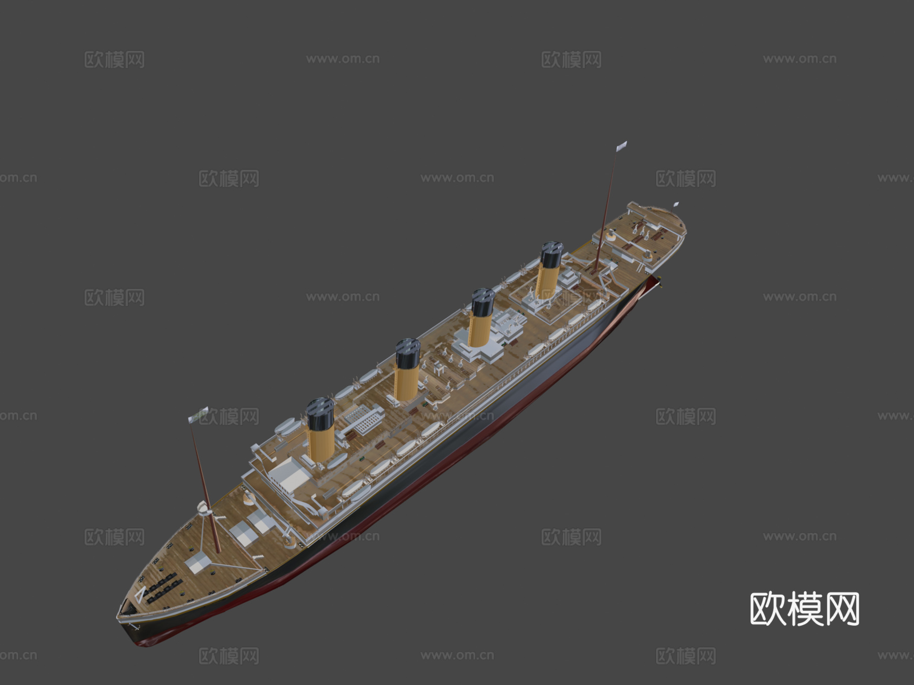 奥林匹克高多边形OBJsu模型