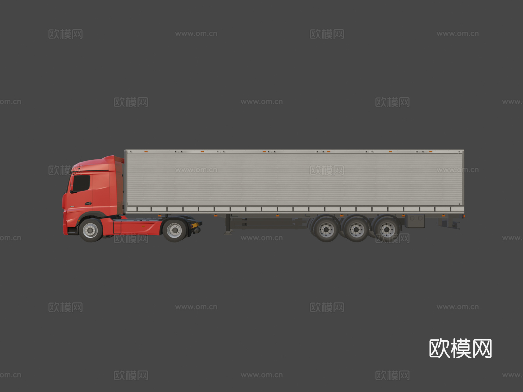 梅赛德斯 Actros 流线空间su模型