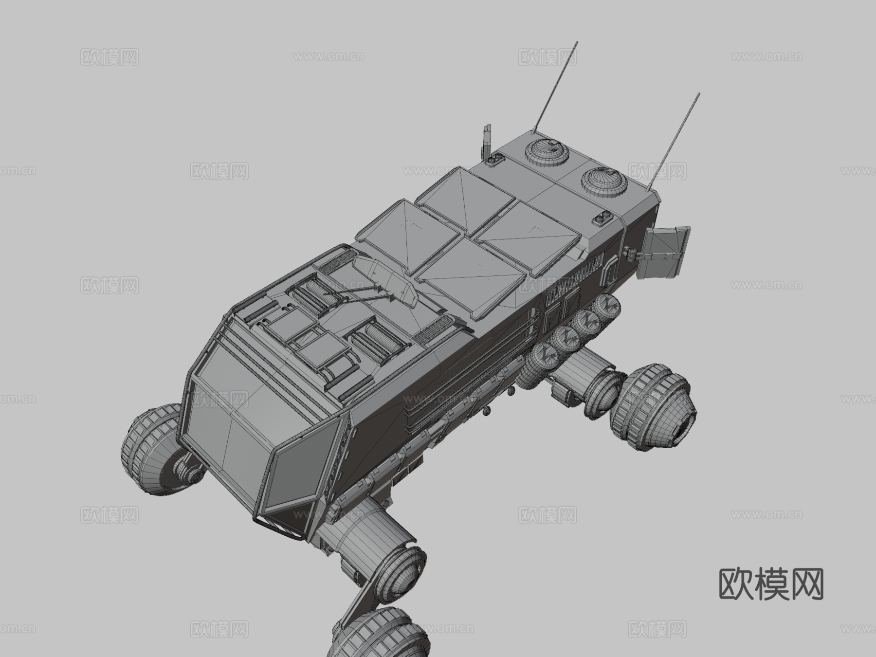 火星漫游车2su模型