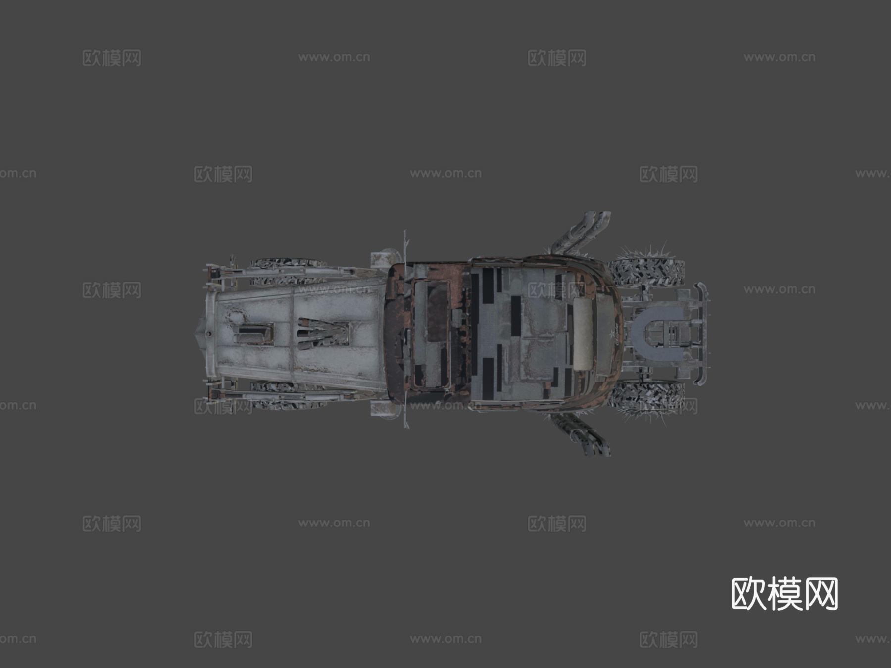 疯狂麦克斯战斗卡车su模型