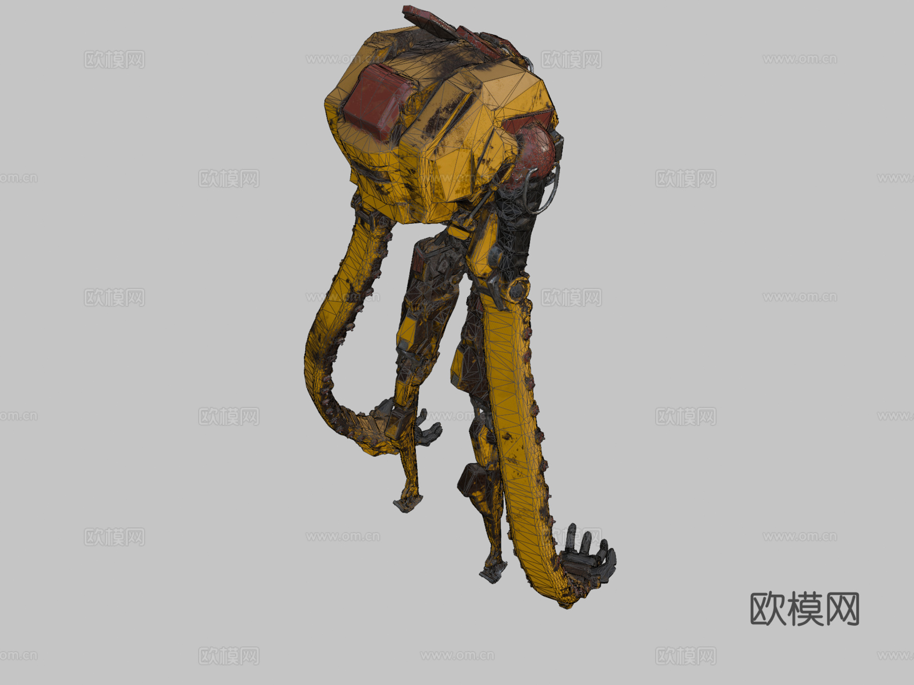 VR机甲 带纹理su模型