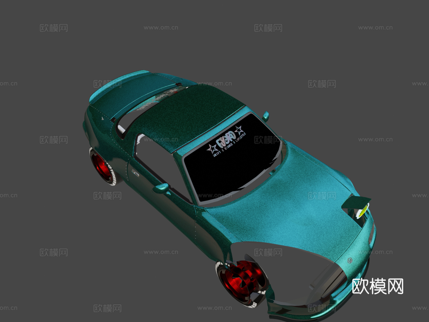 马自达 Miata NA 硬顶su模型