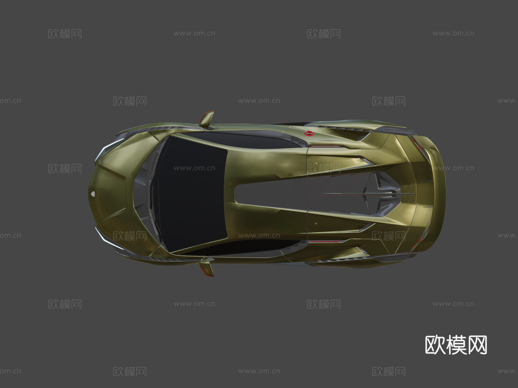 D模型西恩终极混合动力超级跑车su模型