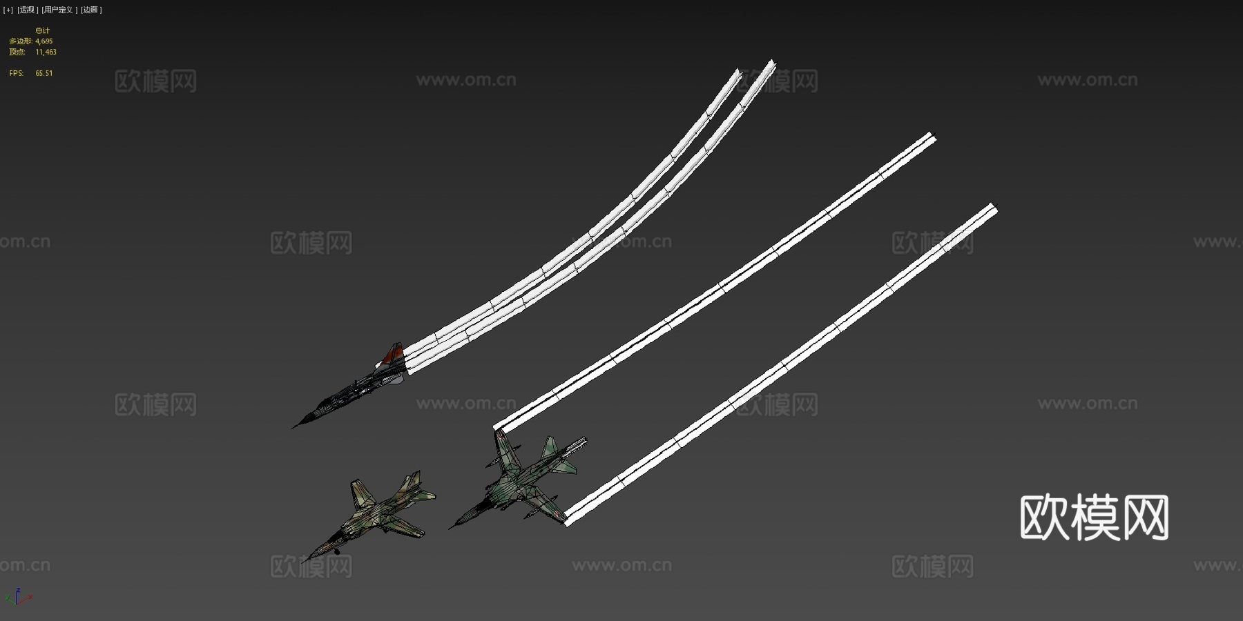 米格23鞭挞者低多边形喷气式战斗机su模型