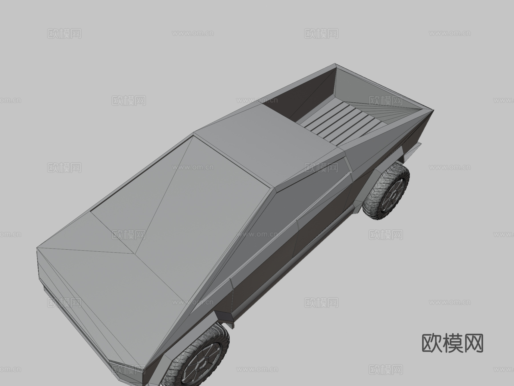 赛博卡车su模型