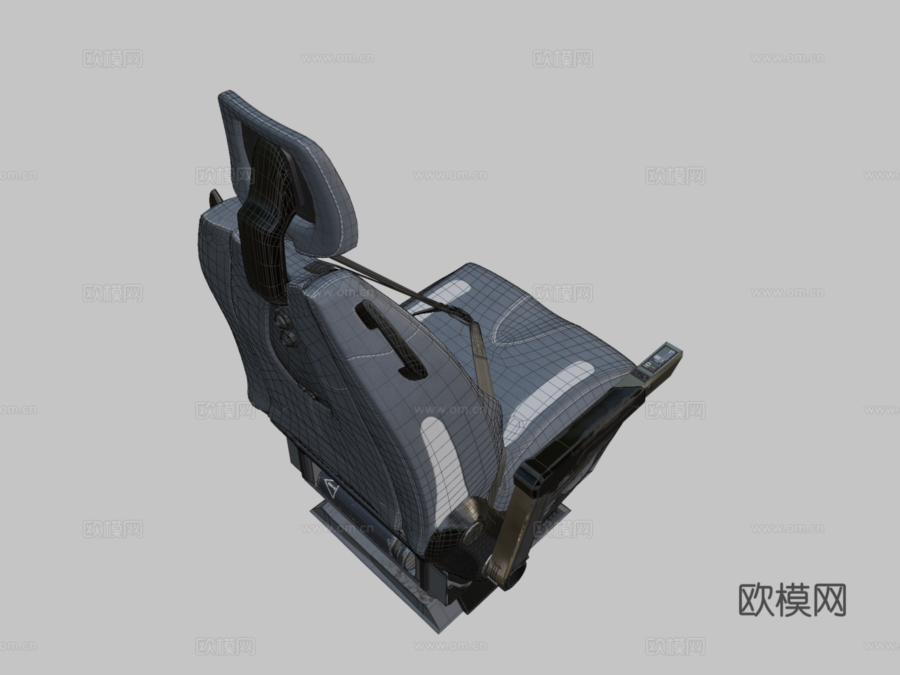 科幻座椅su模型