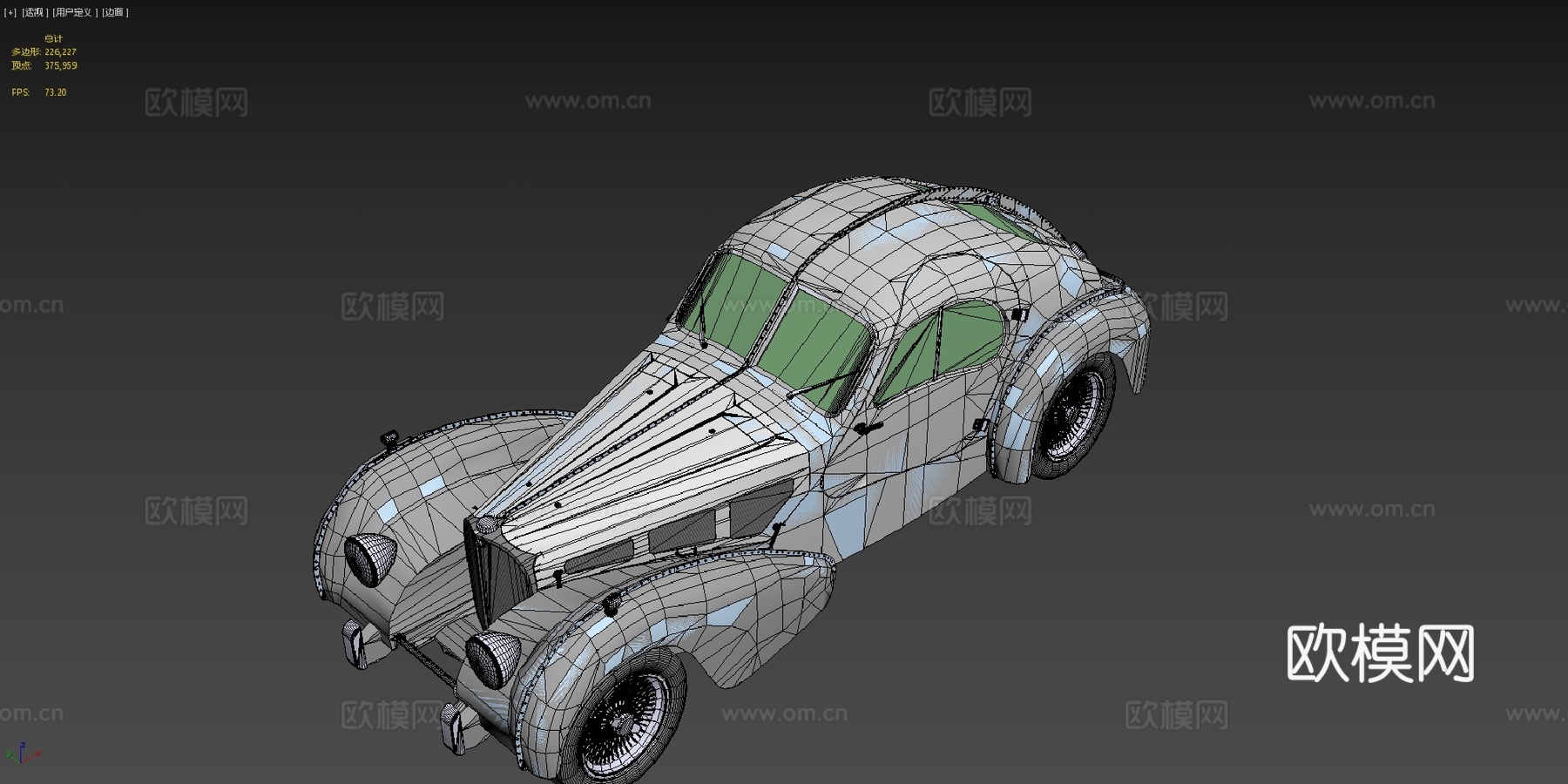 拉布吉布加迪大西洋复制品su模型