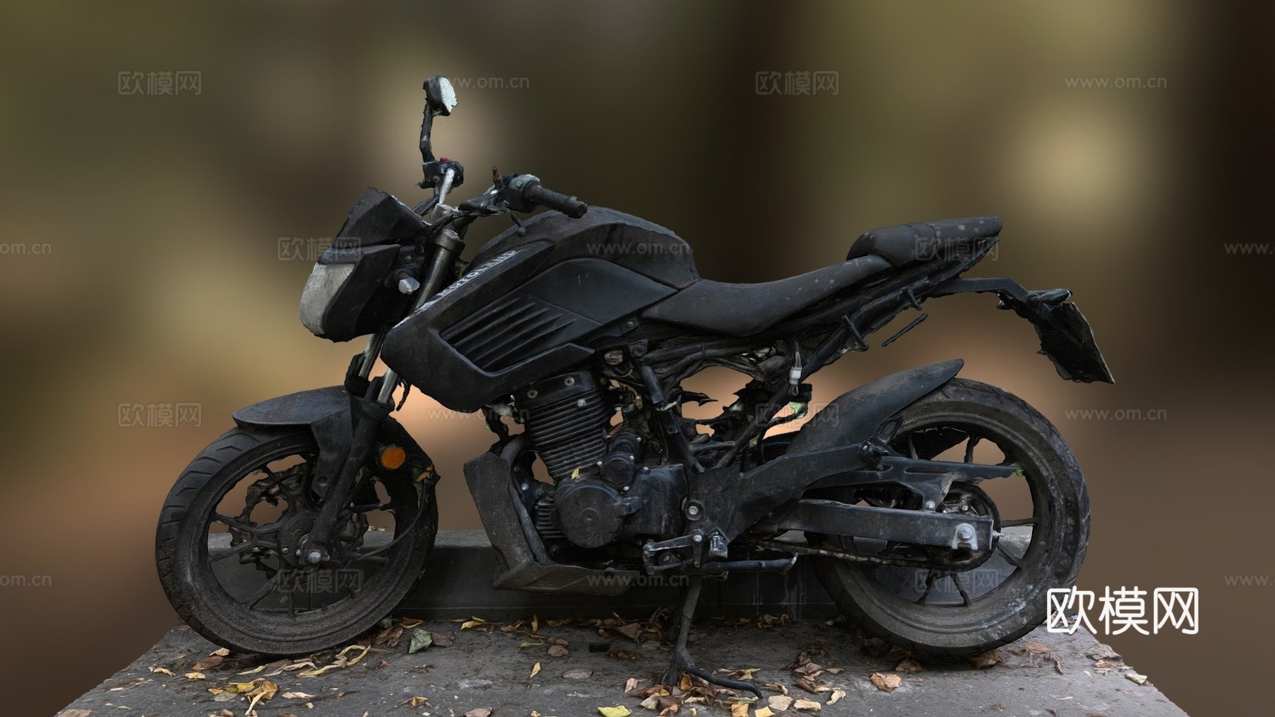 摩托之地摩托车su模型