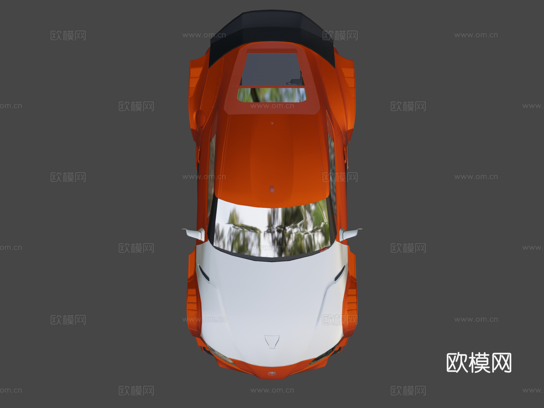 款丰田Supra GR宽体套件su模型