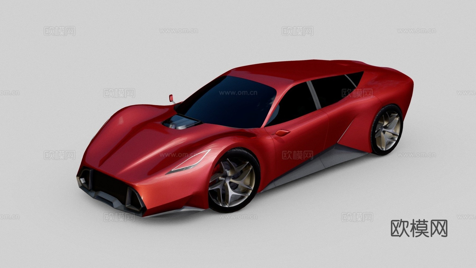 法拉利概念车su模型
