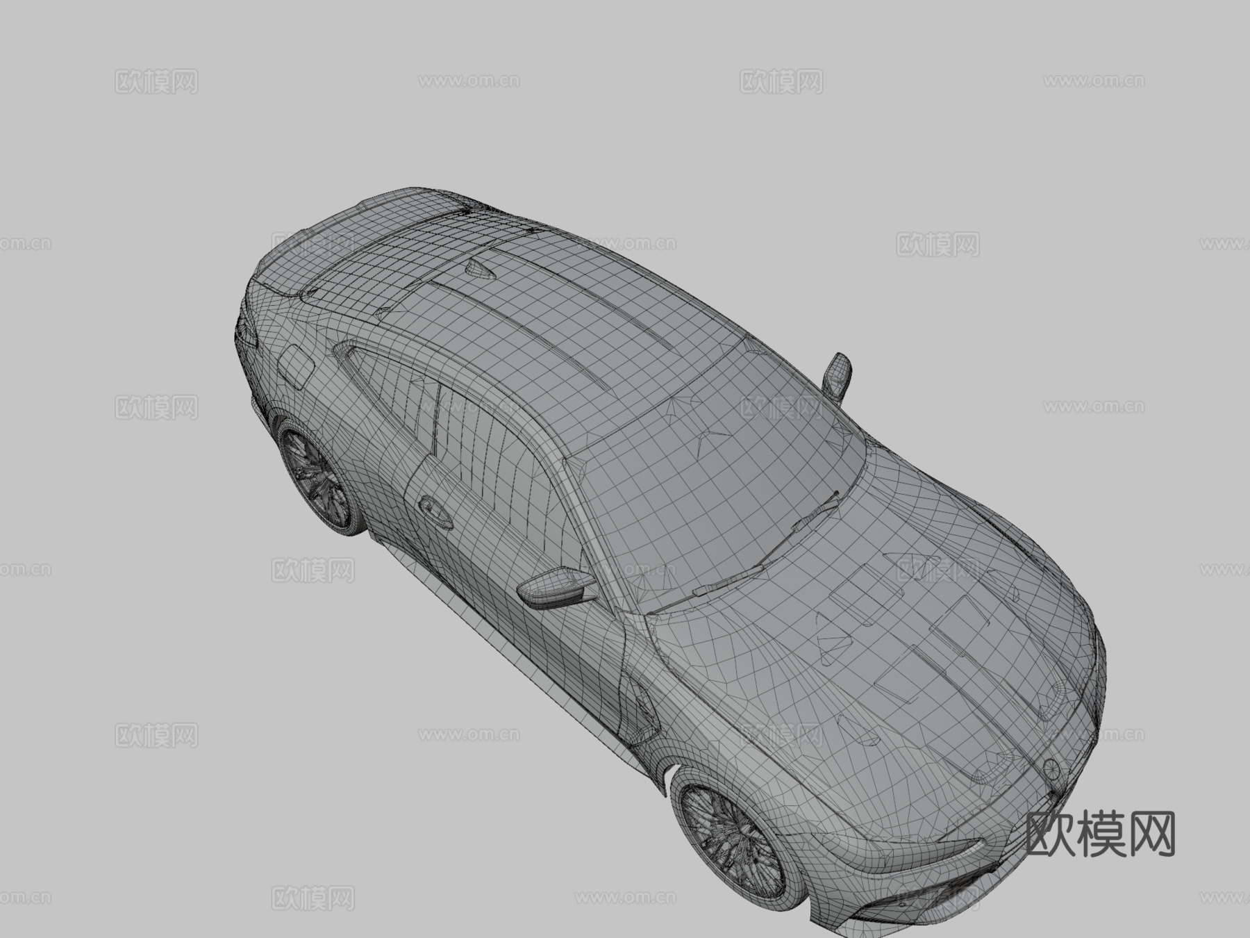宝马 M4 Competition 无标记详细su模型
