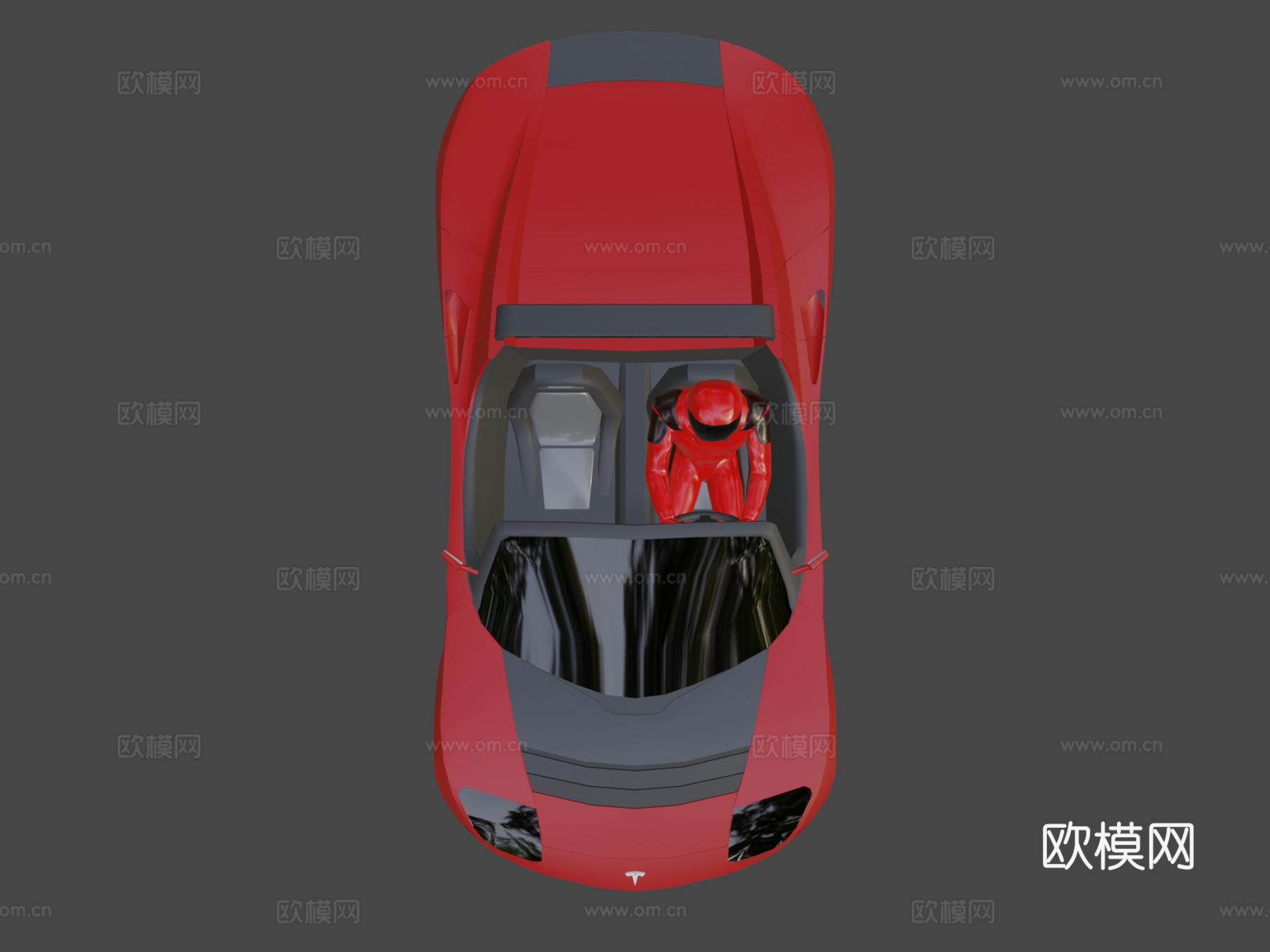 太空中的特斯拉su模型