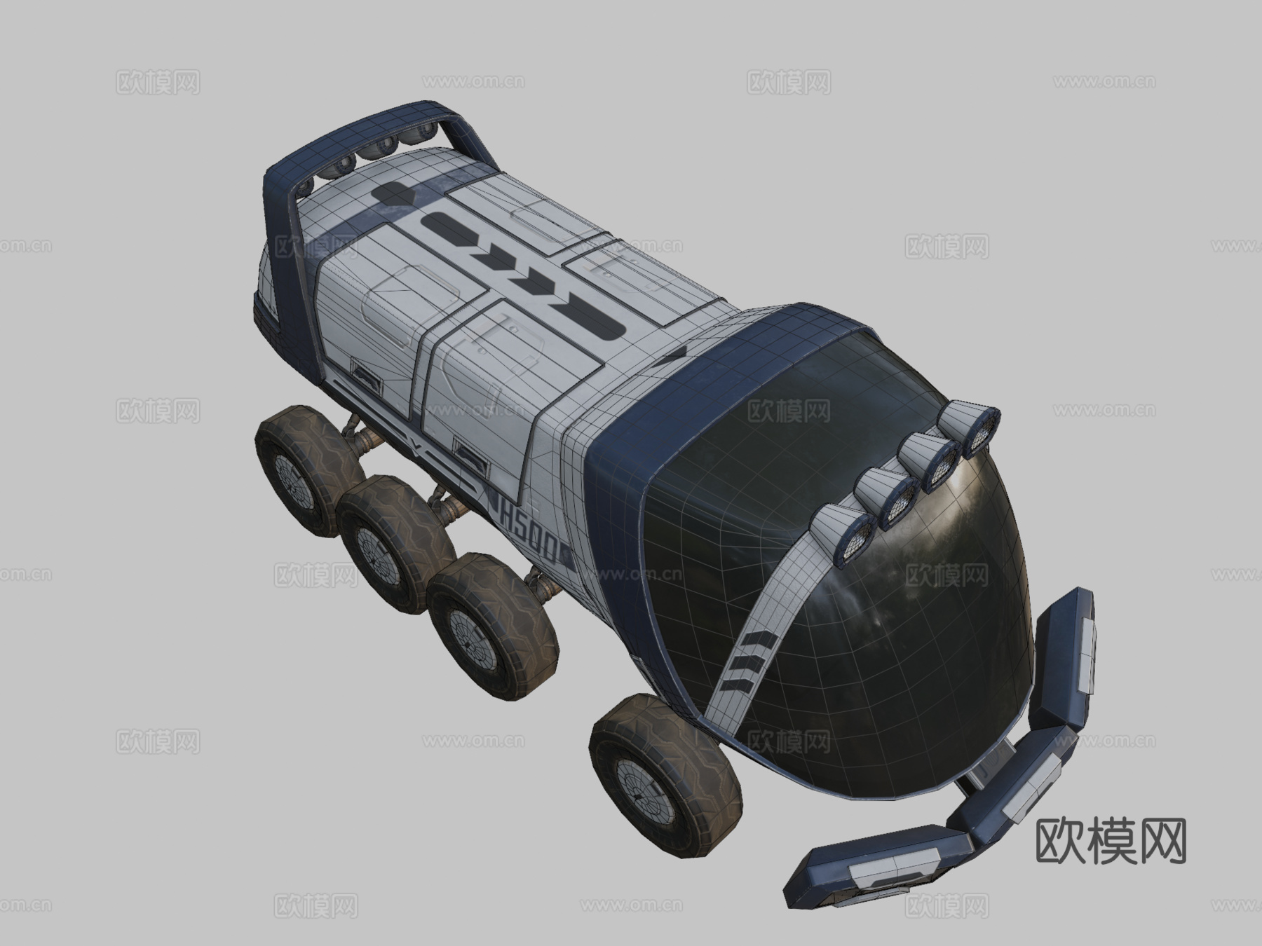 H500 探索者卡车su模型