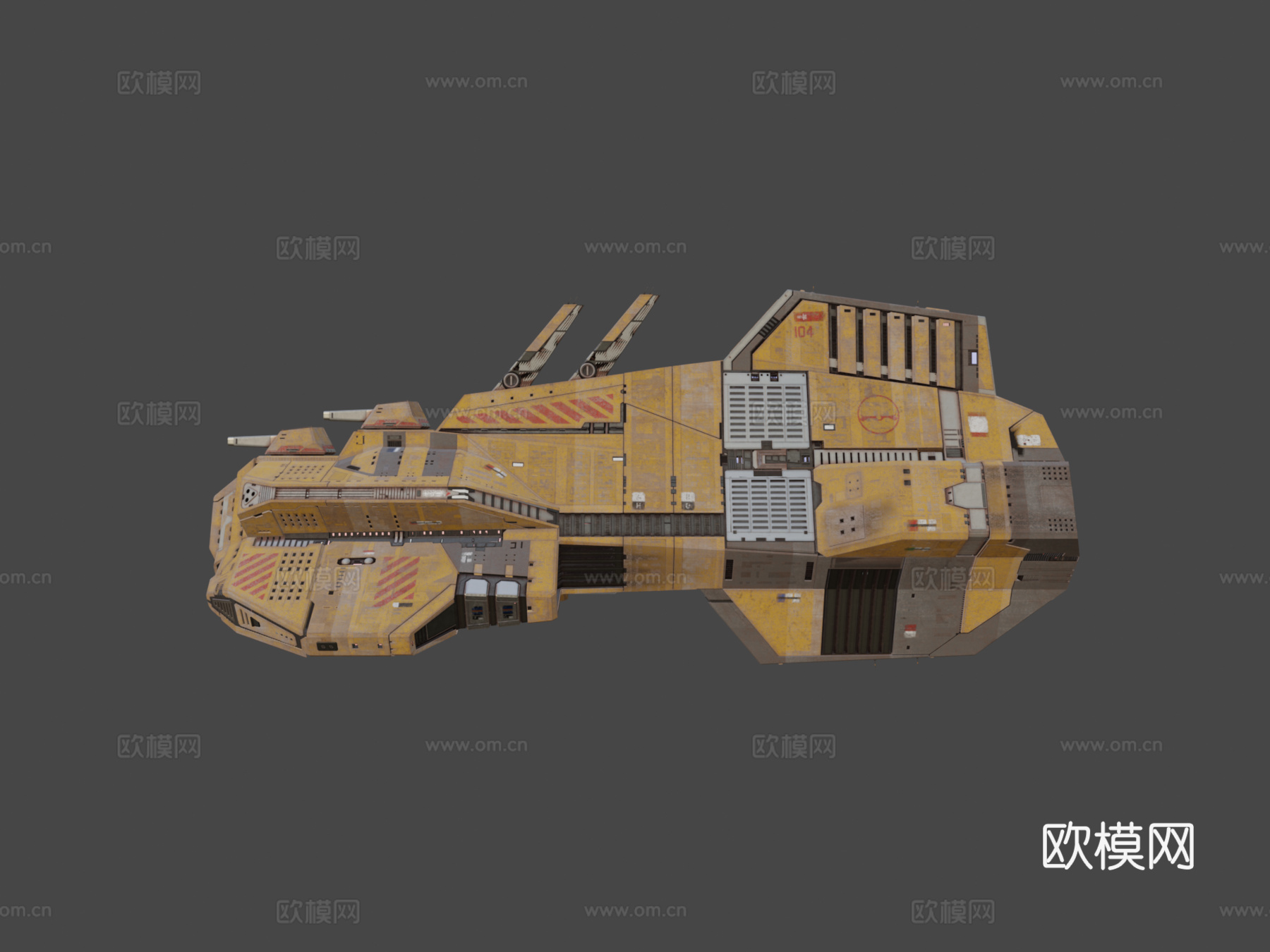 家园世界泰坦驱逐舰su模型