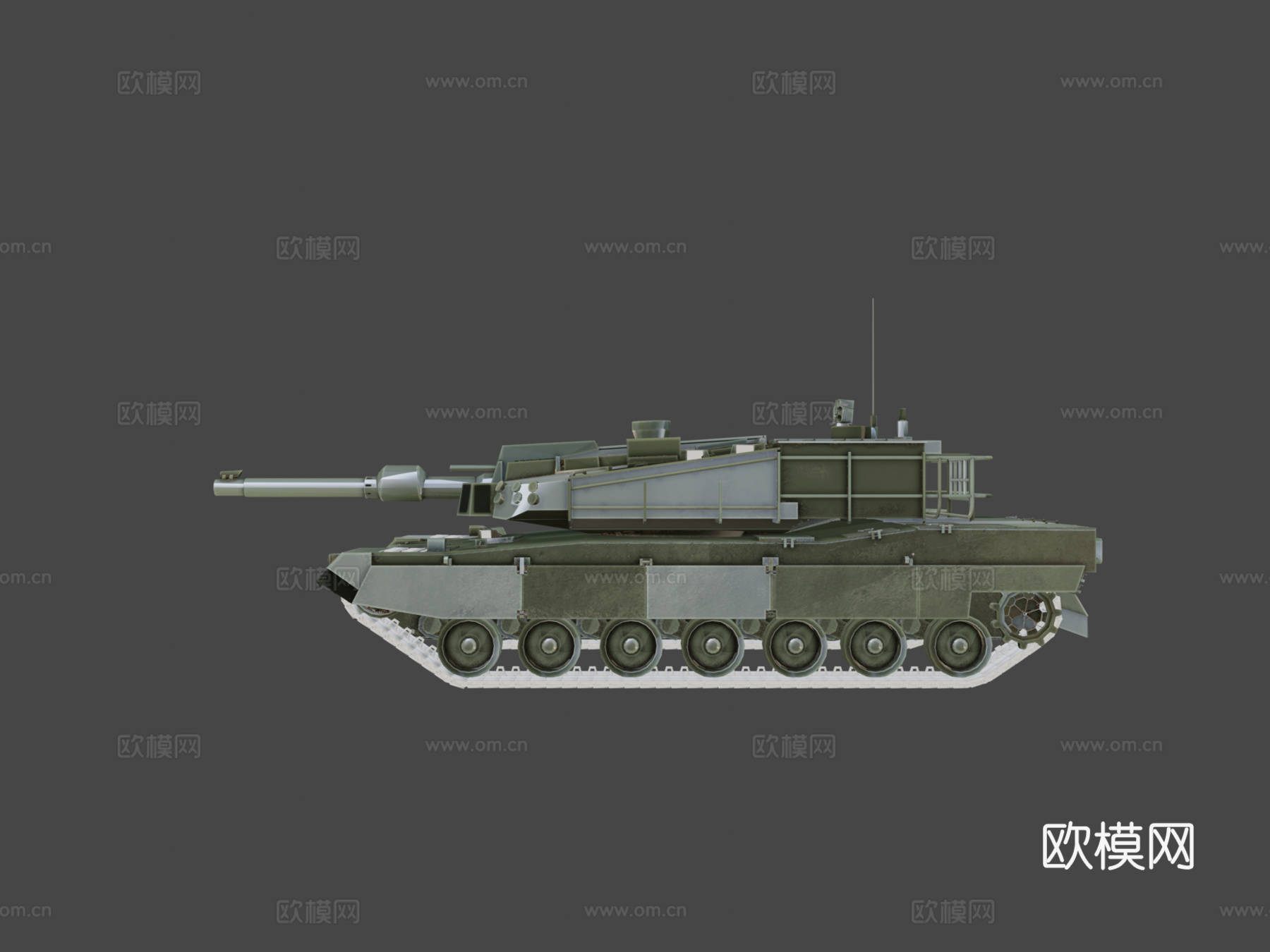 K2黑豹坦克su模型