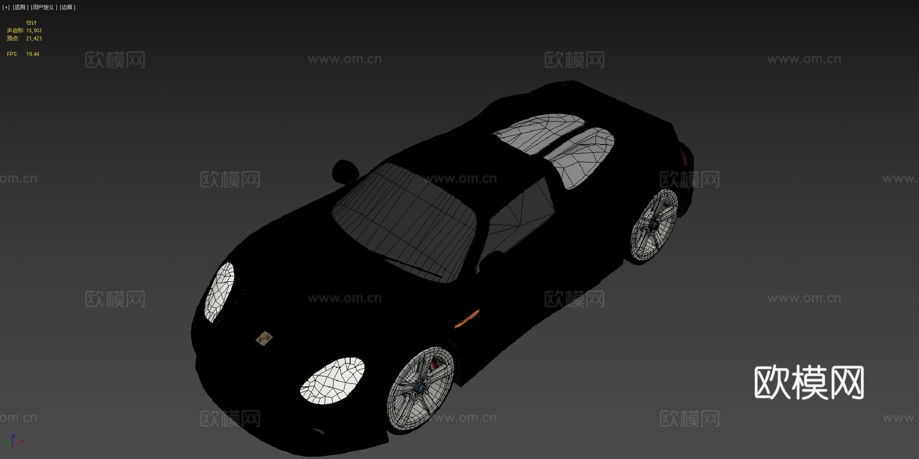 保时捷卡雷拉GTsu模型