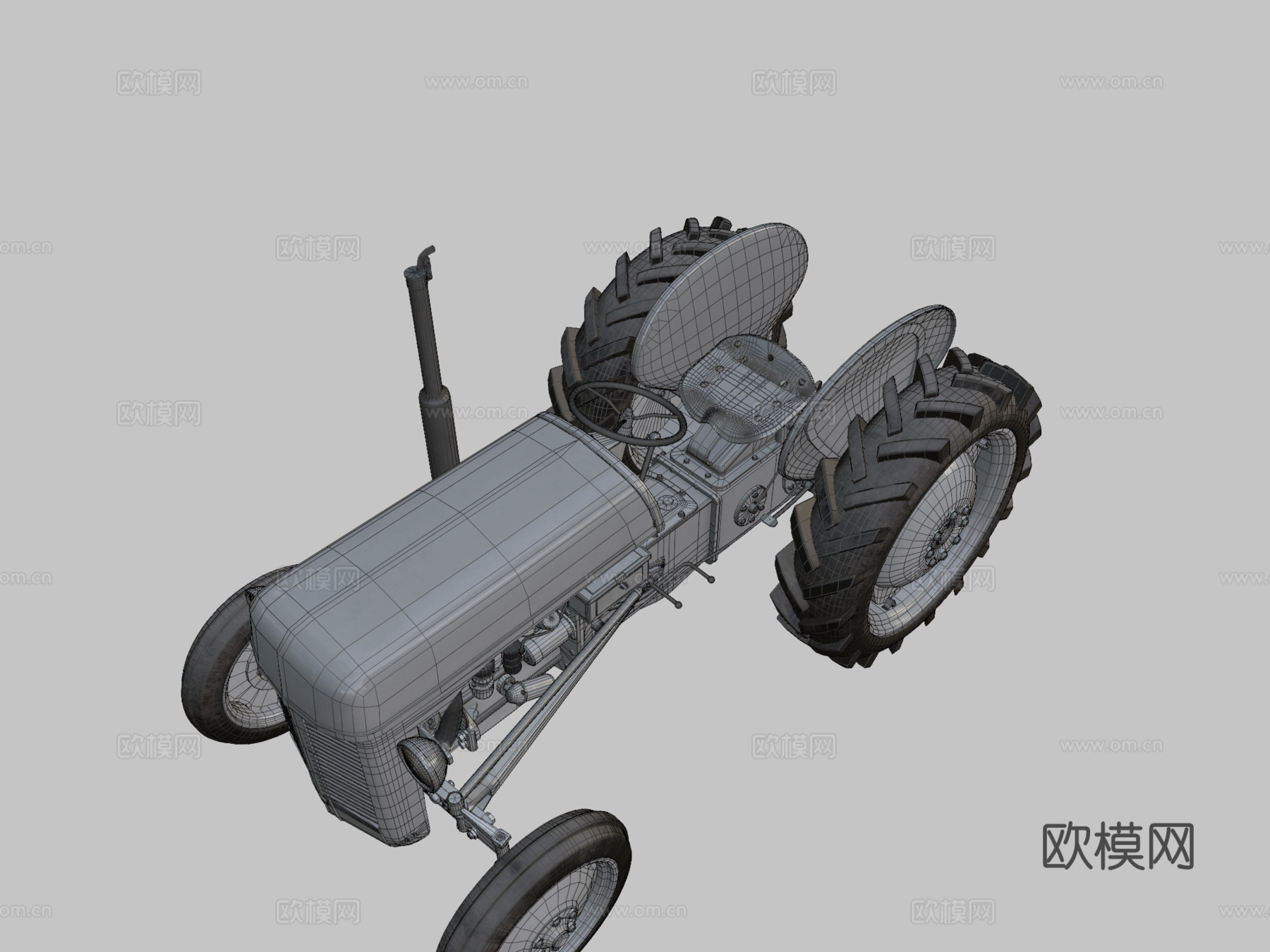 老拖拉机 Ferguson TE20su模型