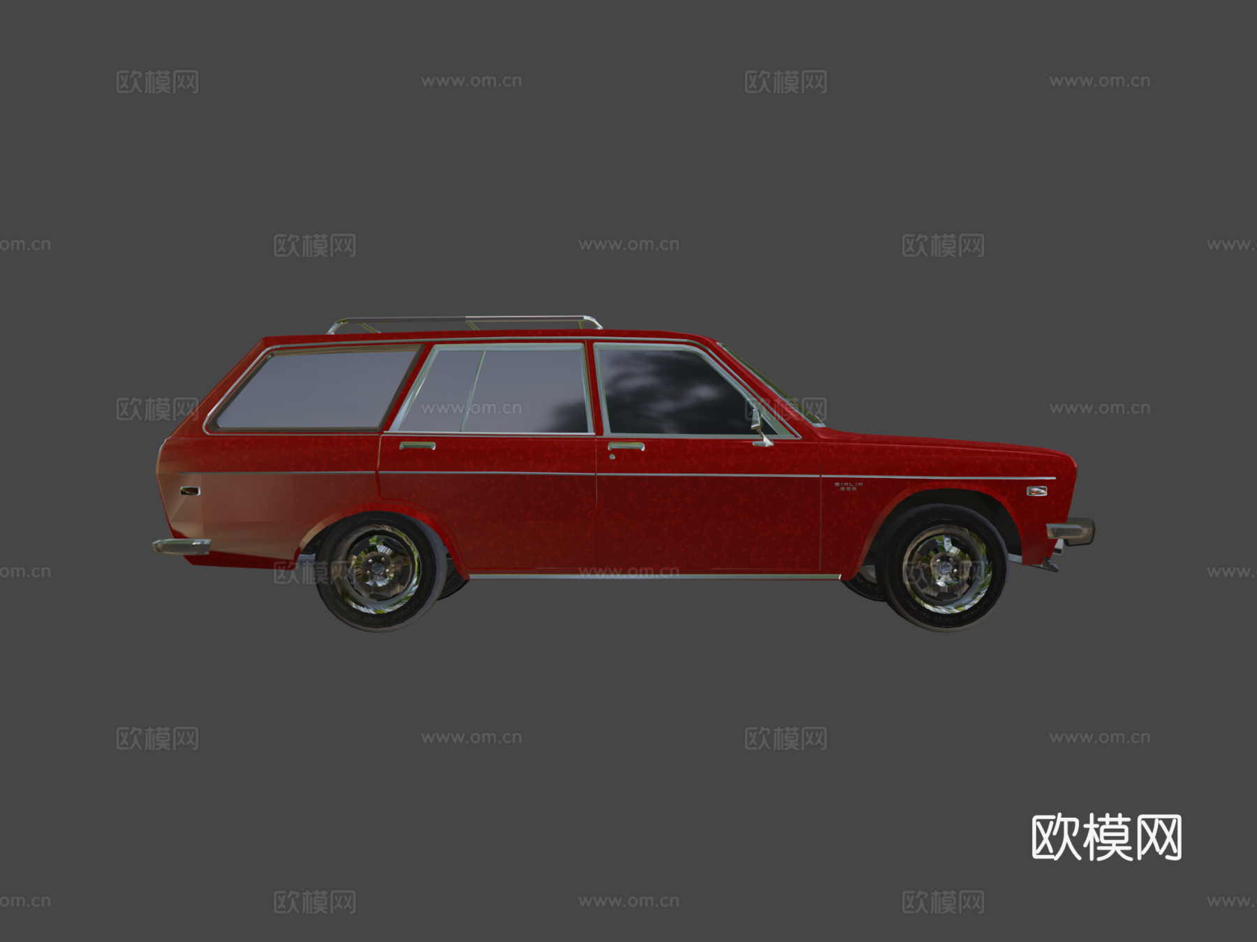 西亚利亚SW68低多边形模型su模型