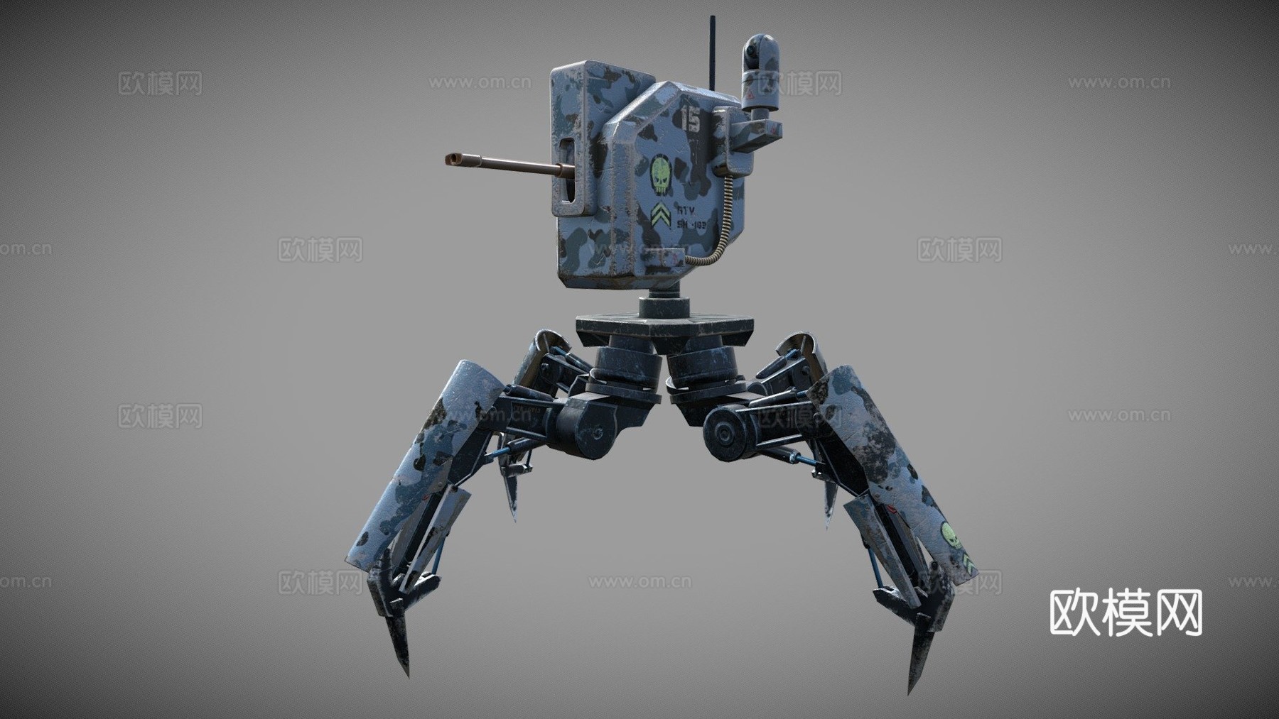 战争机器人全地形车SH183su模型