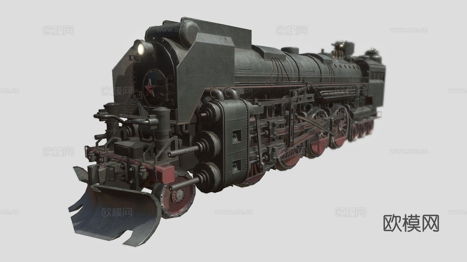 泰坦尼克号苏联火车头su模型