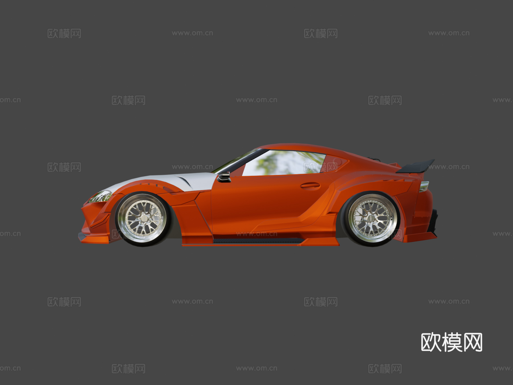 款丰田Supra GR宽体套件su模型