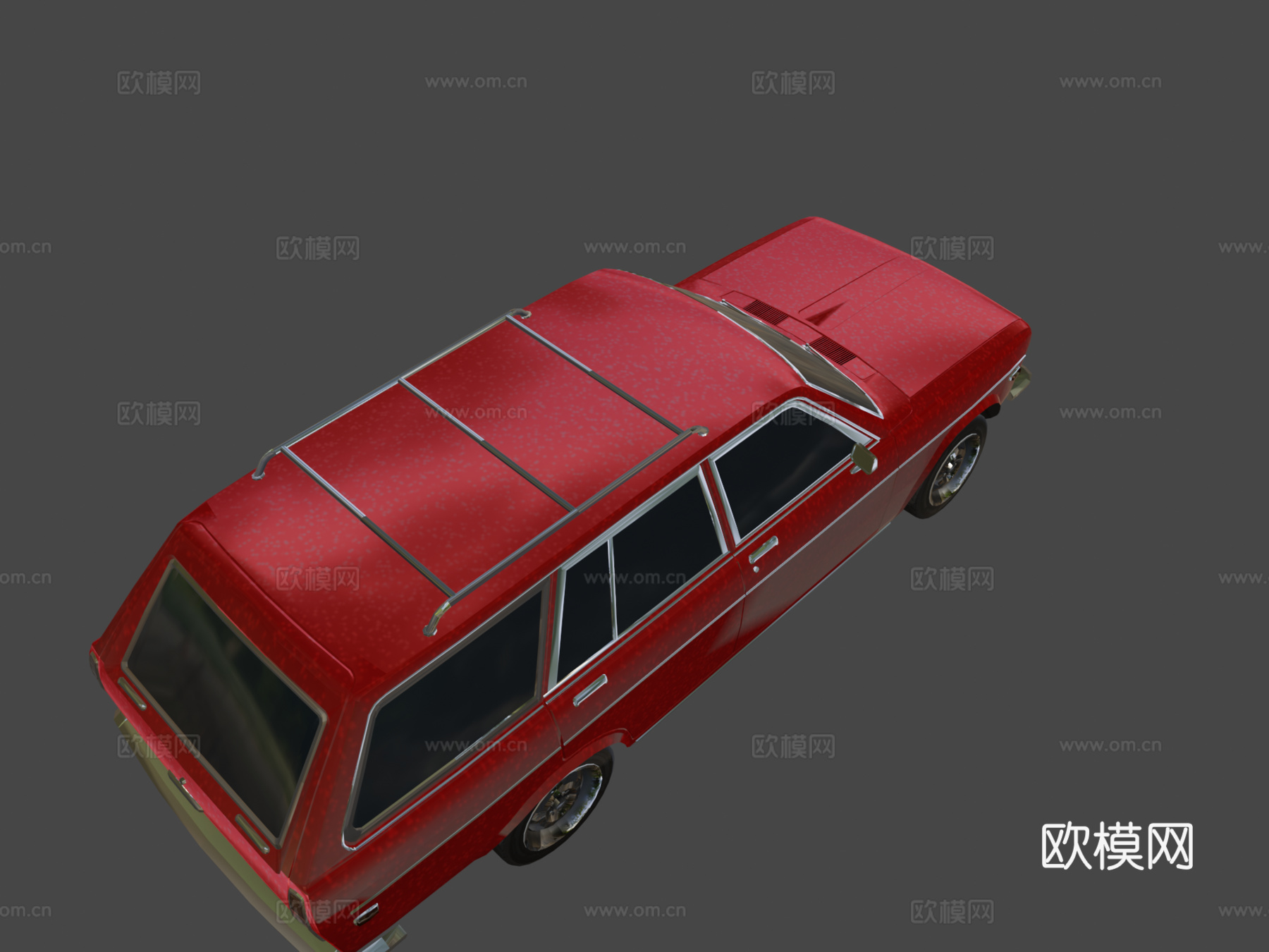 西亚利亚SW68低多边形模型su模型