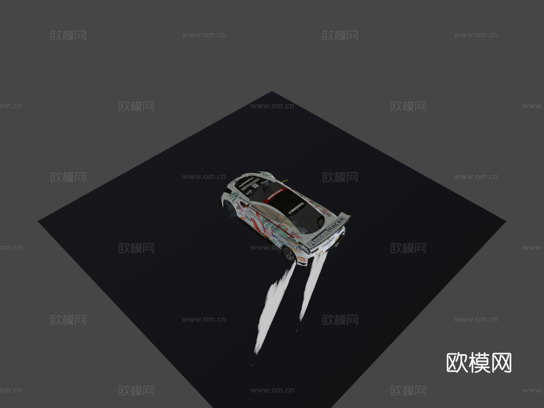 山脊赛车7su模型