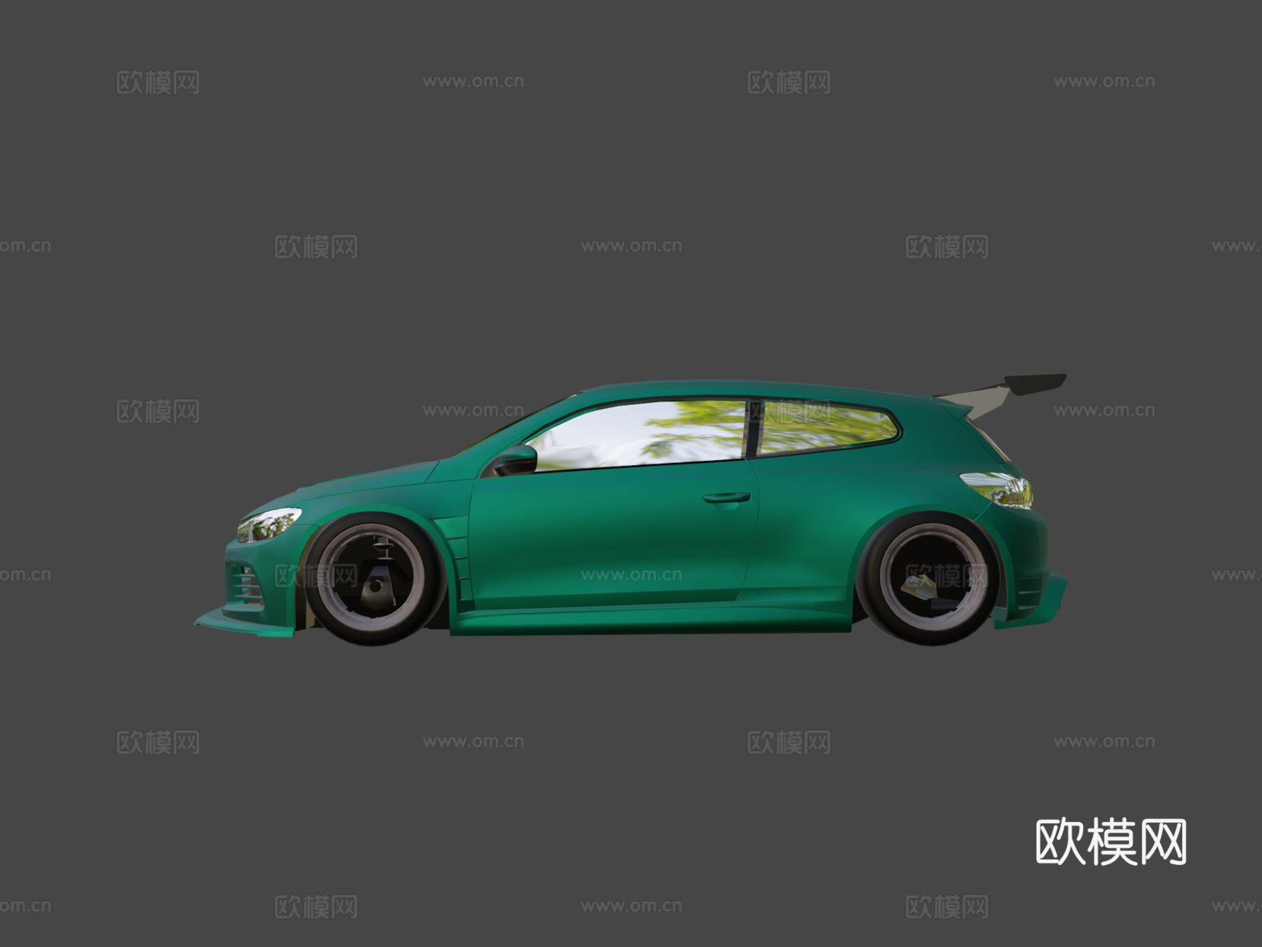 大众尚酷宽体su模型