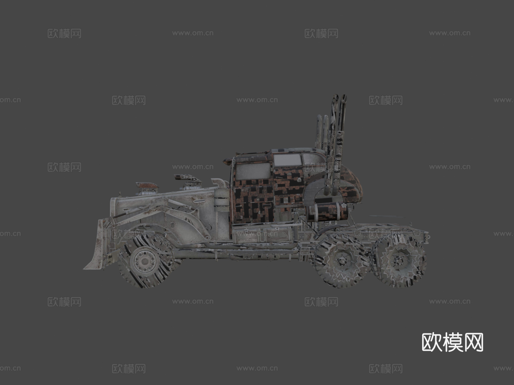 疯狂麦克斯战斗卡车su模型