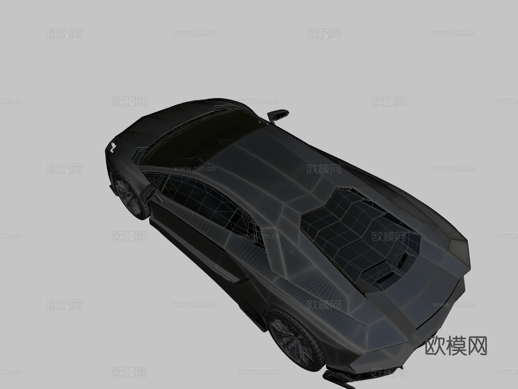 兰博基尼 Aventadorsu模型