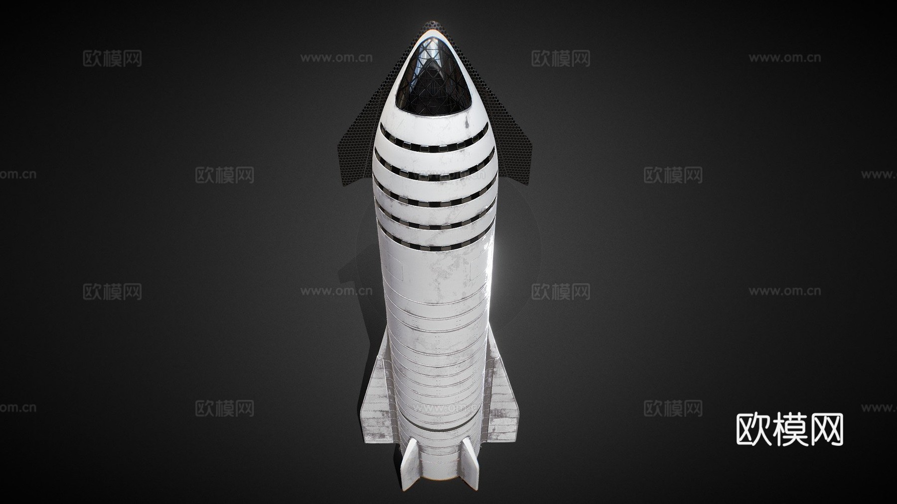 火箭SpaceX星舰su模型