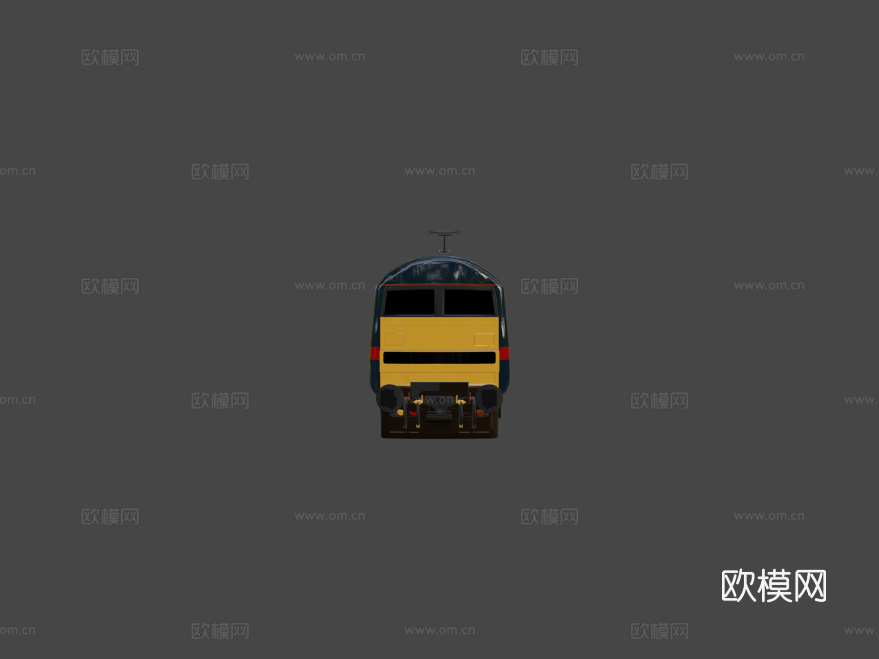 火车91级动力单元GNER涂装su模型