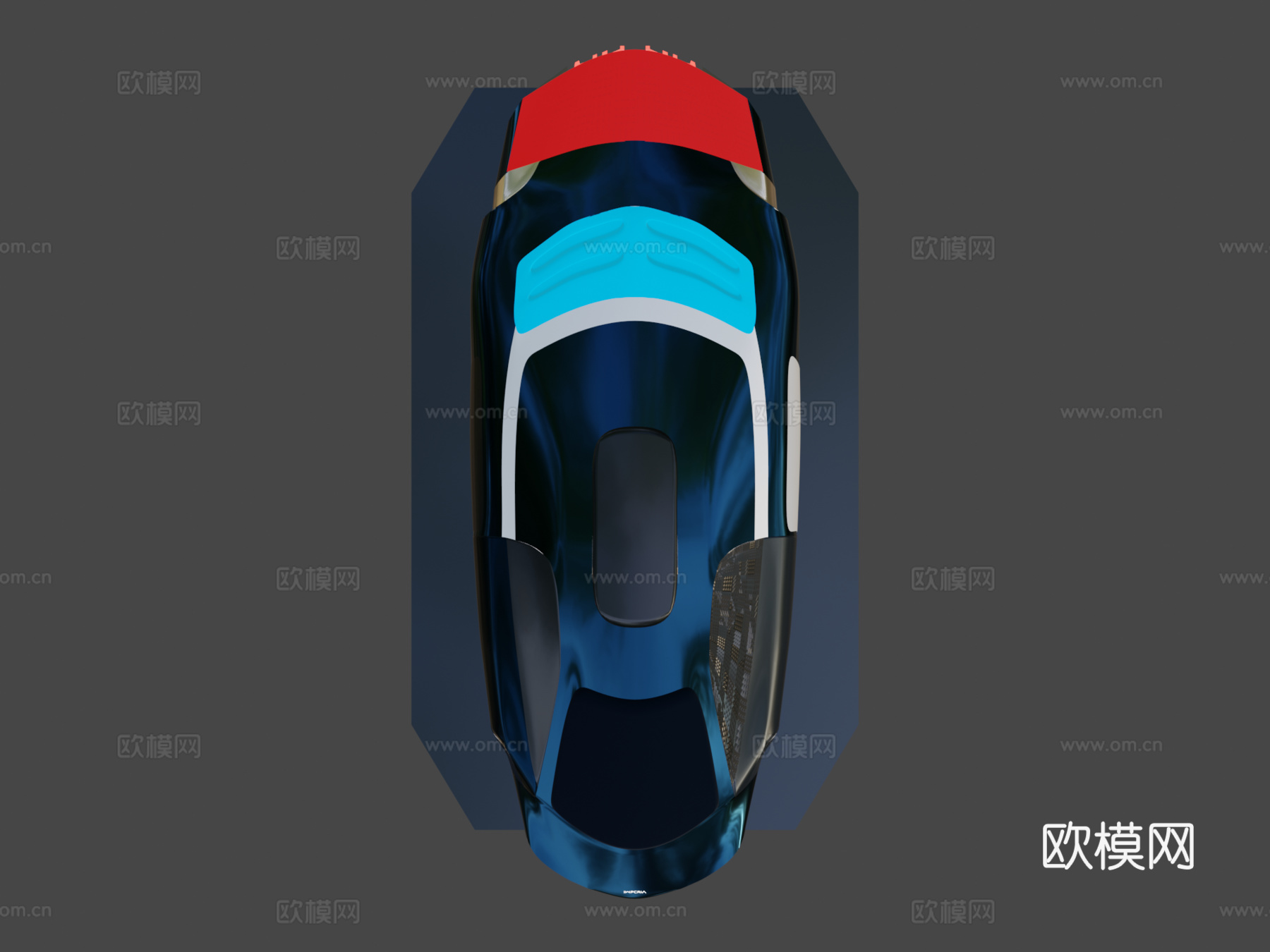 科幻战斗机载具带导弹武器su模型