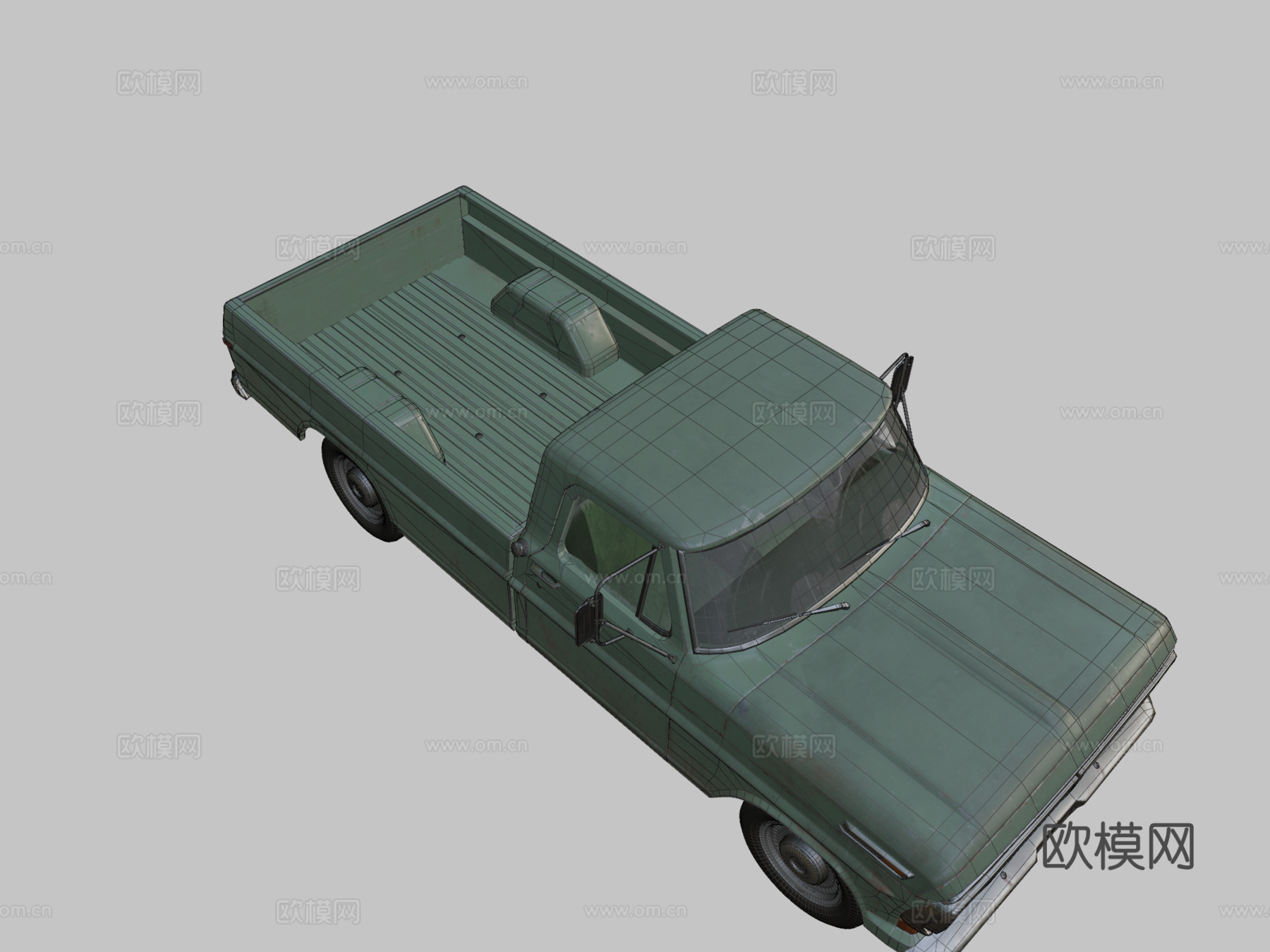 福特皮卡F100su模型