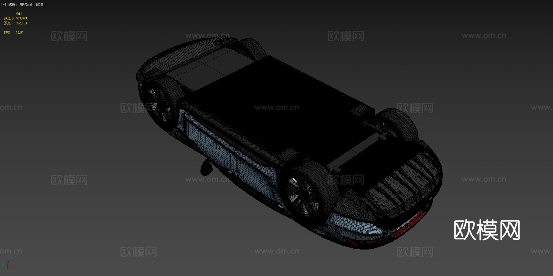 奥迪e-tron GT quattro 2022su模型