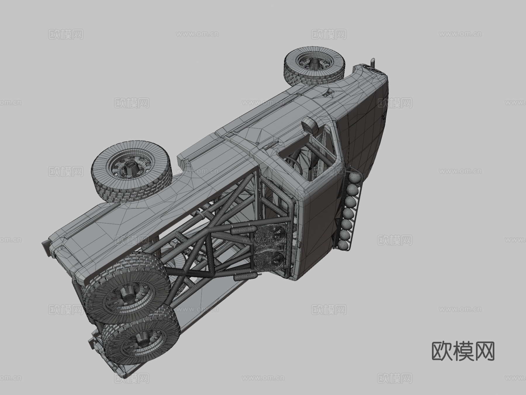福特F150预跑巴哈卡车su模型
