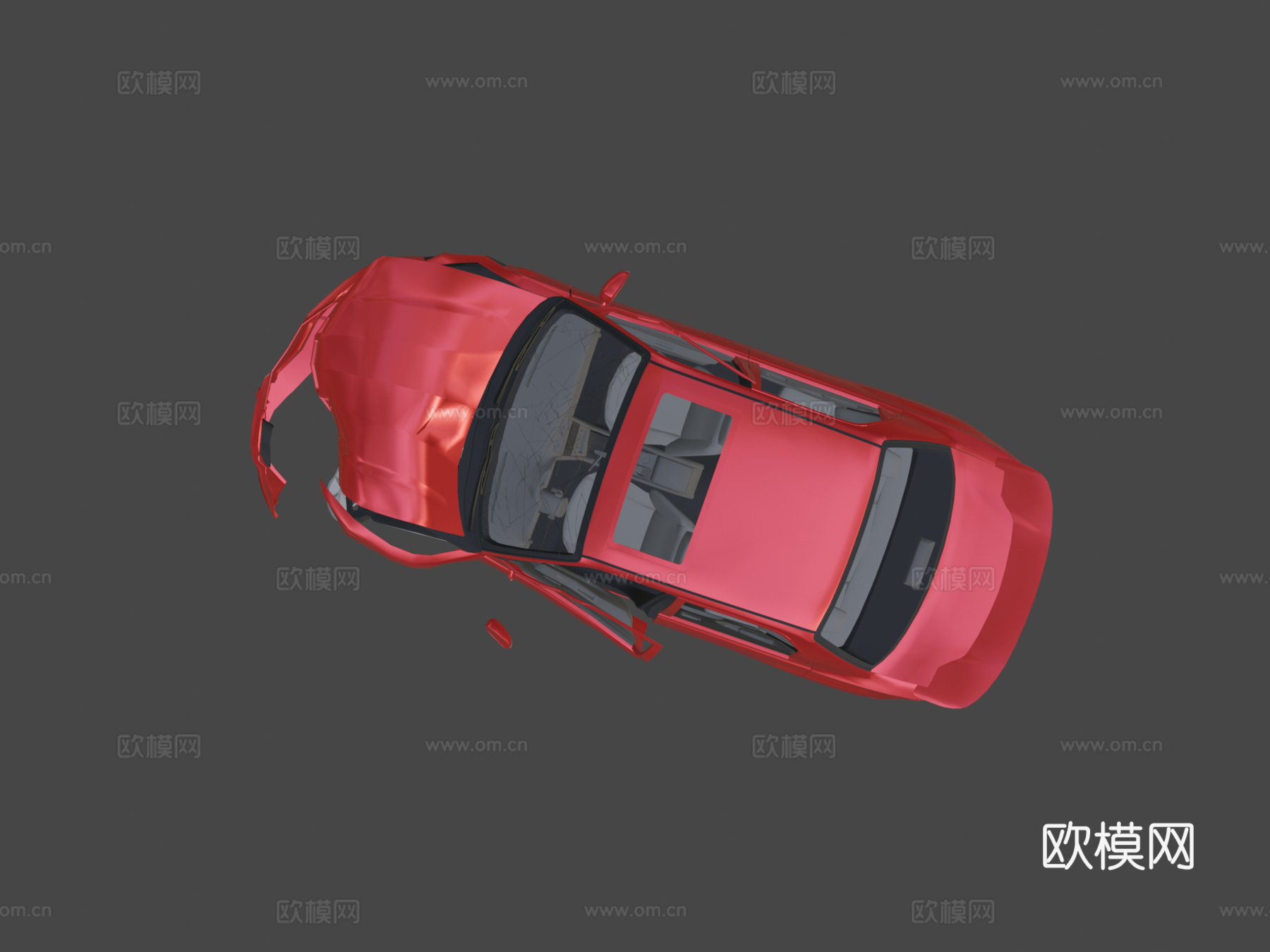 损毁汽车2su模型