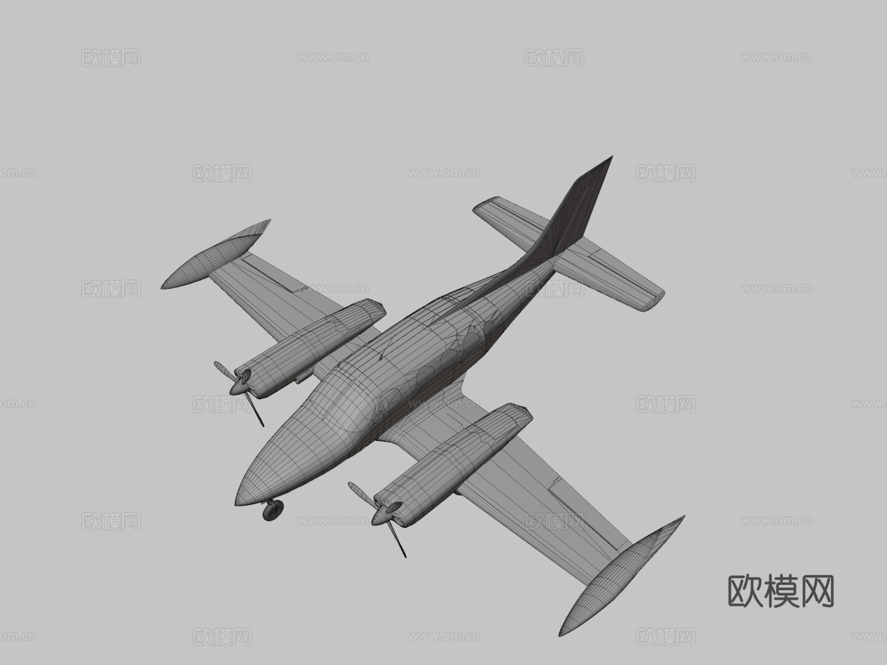 塞斯纳421金鹰su模型