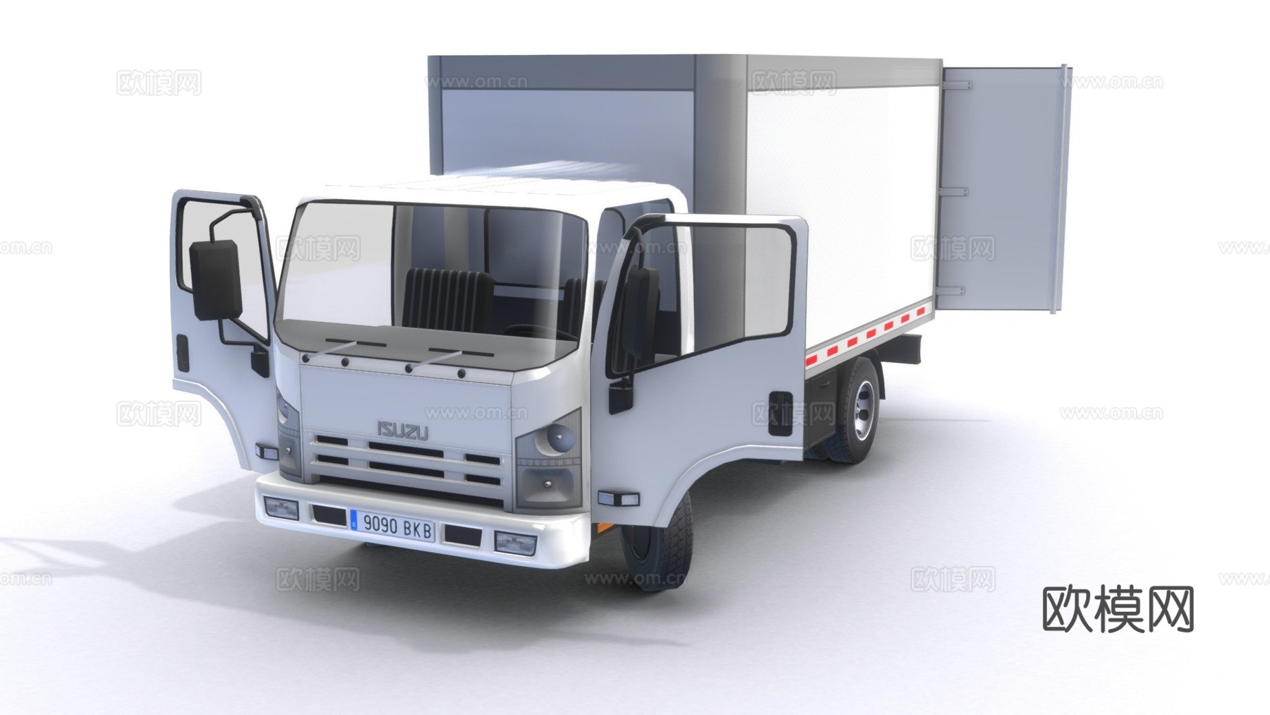 五十铃运输车su模型