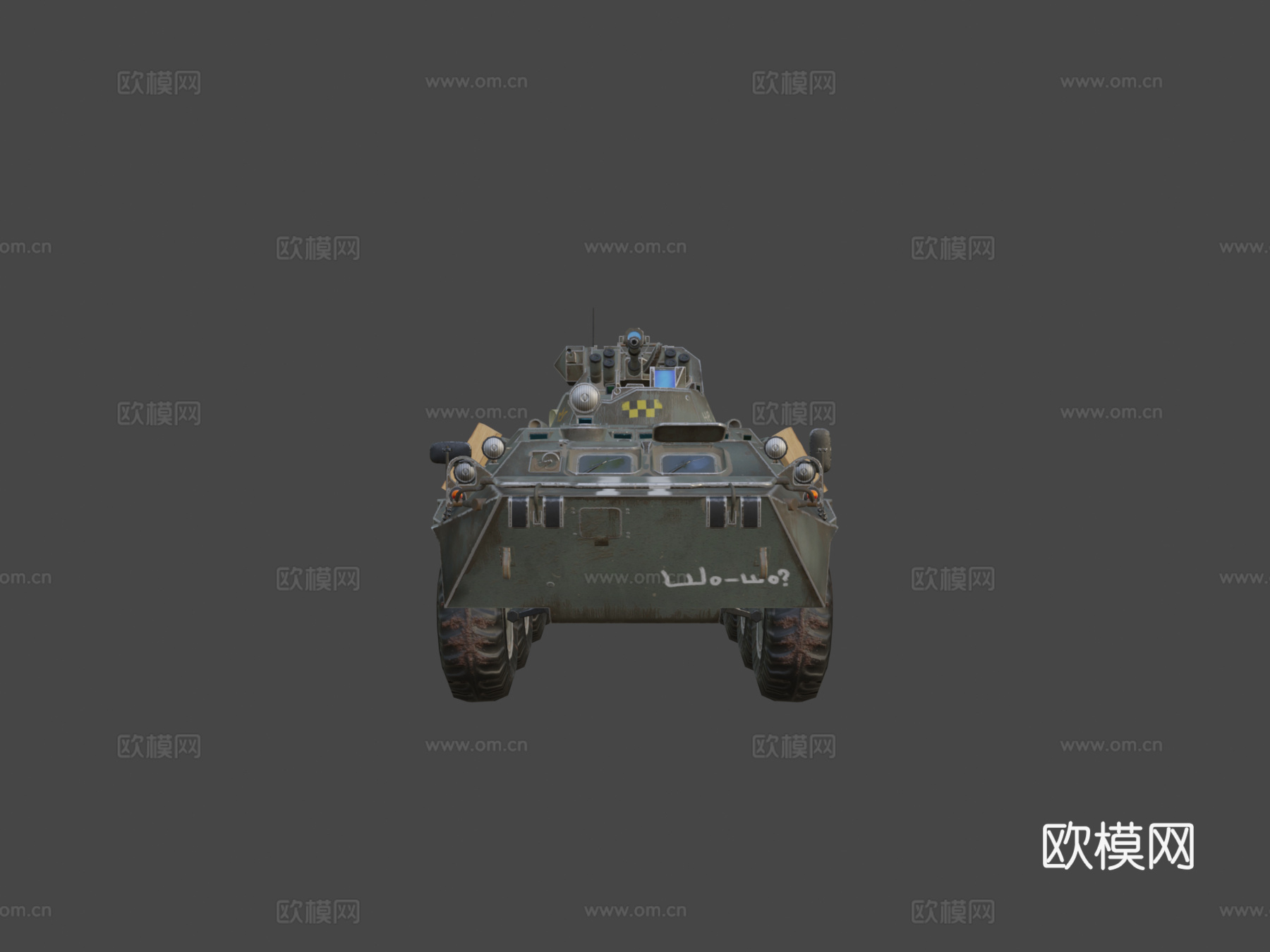 BTR82装甲运兵车su模型