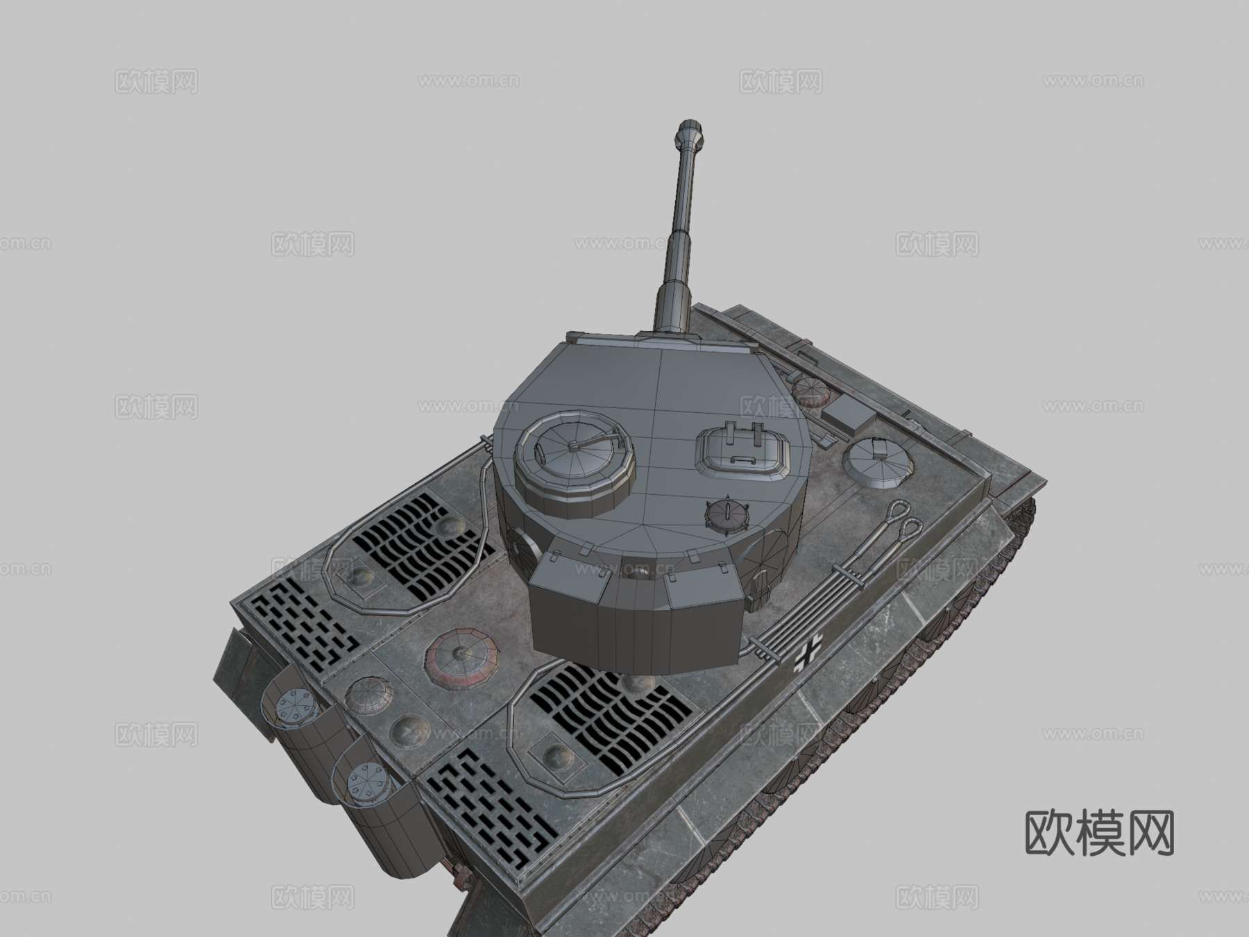虎式一号六型坦克su模型