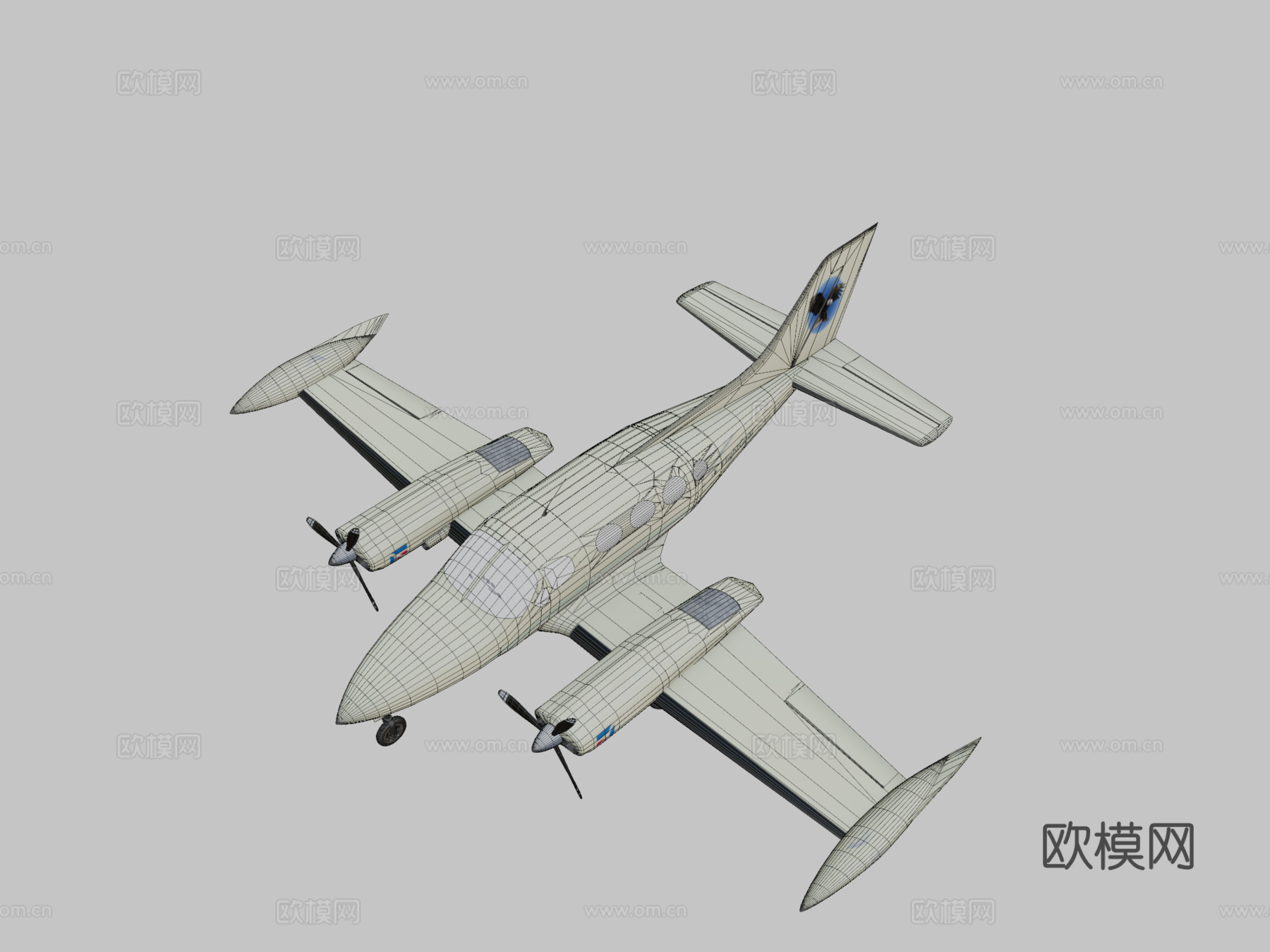 塞斯纳421金鹰su模型