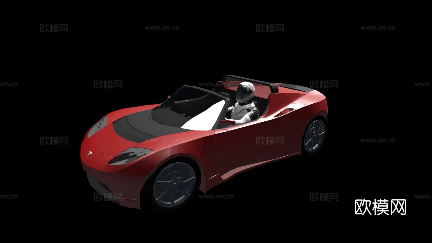 太空中的特斯拉su模型