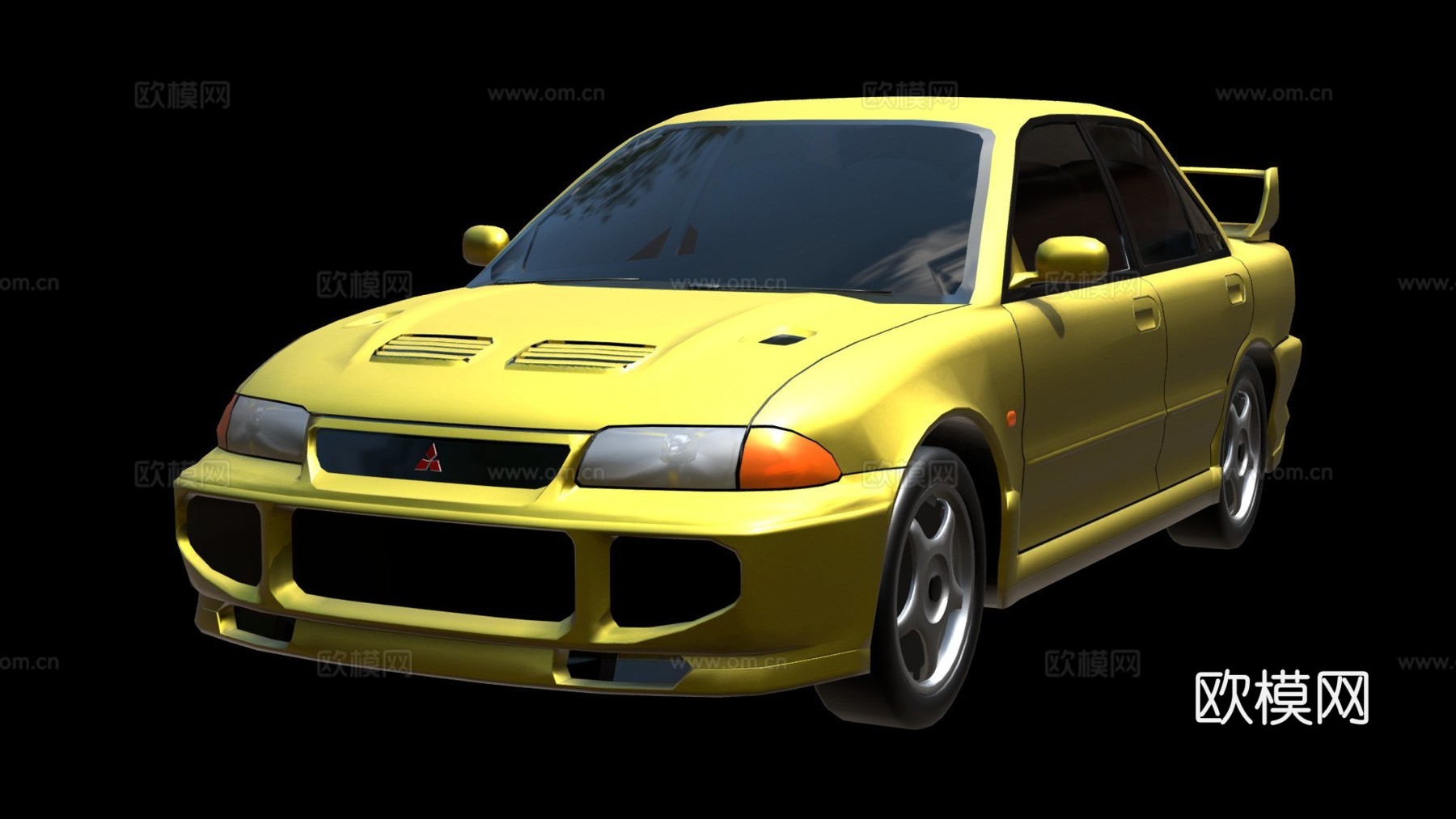 三菱蓝瑟Evo 3su模型