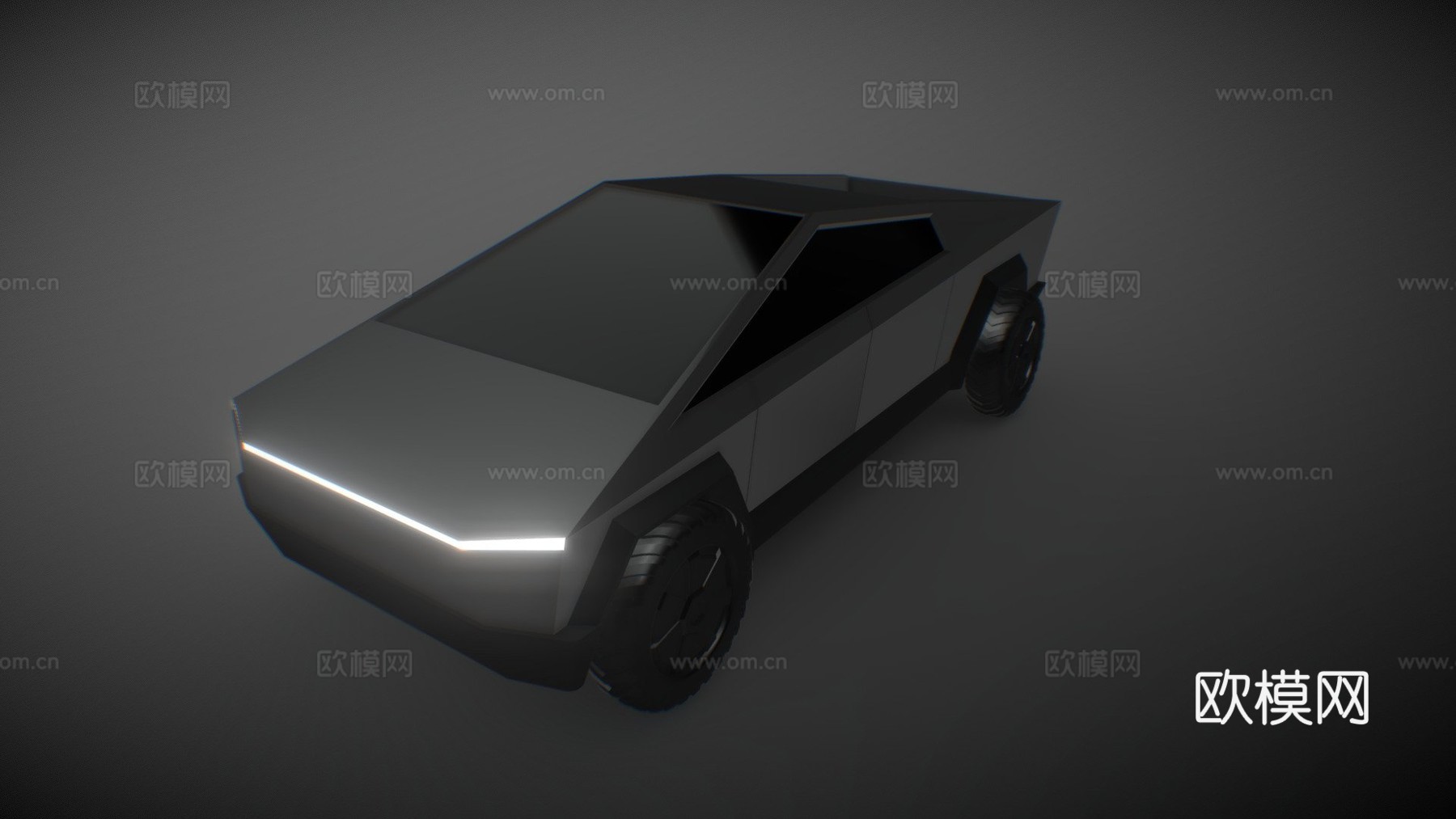 赛博卡车su模型