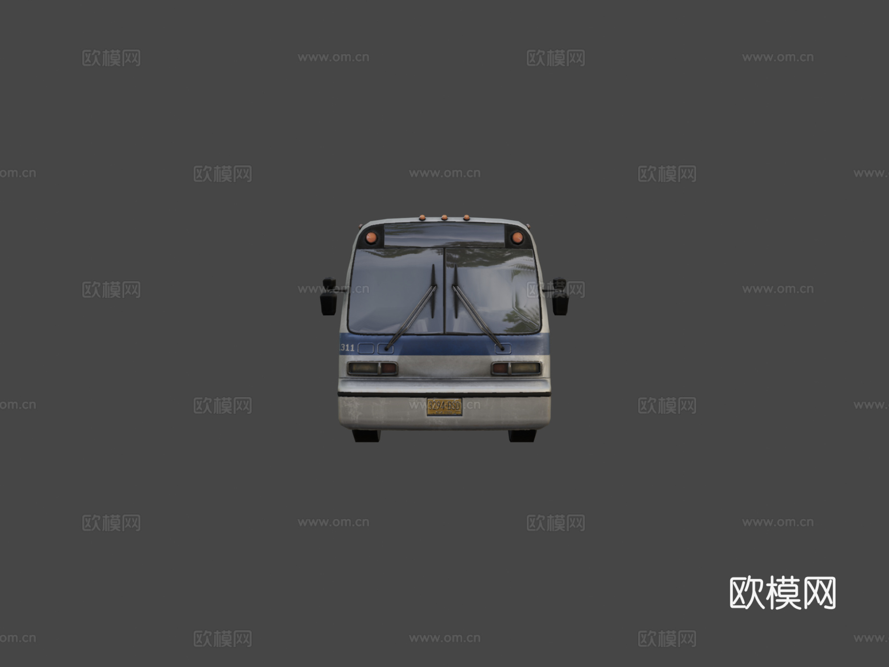 年代城市巴士su模型