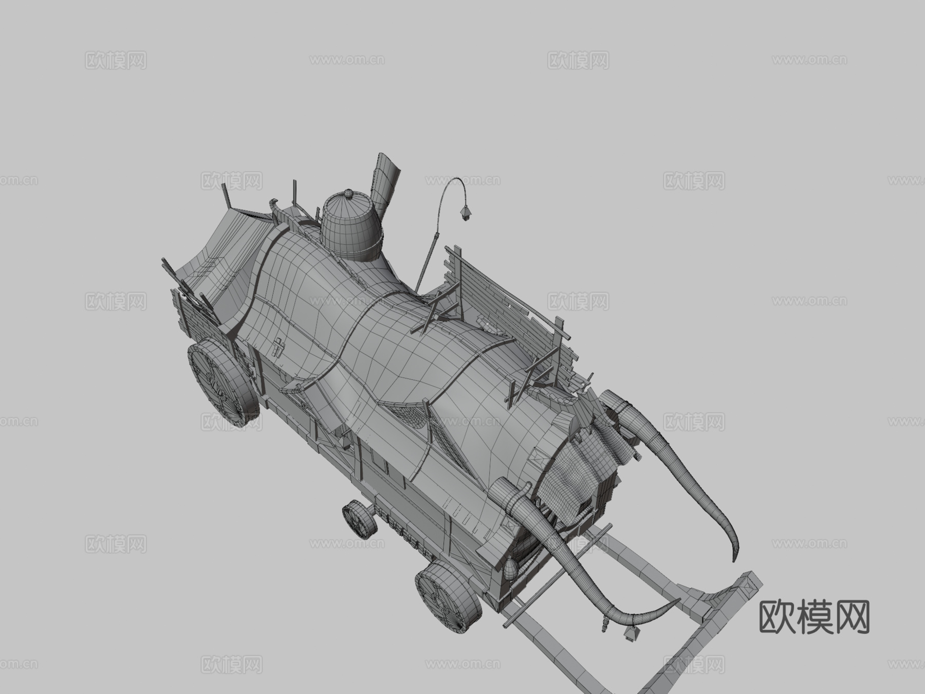 移动奇幻商店su模型
