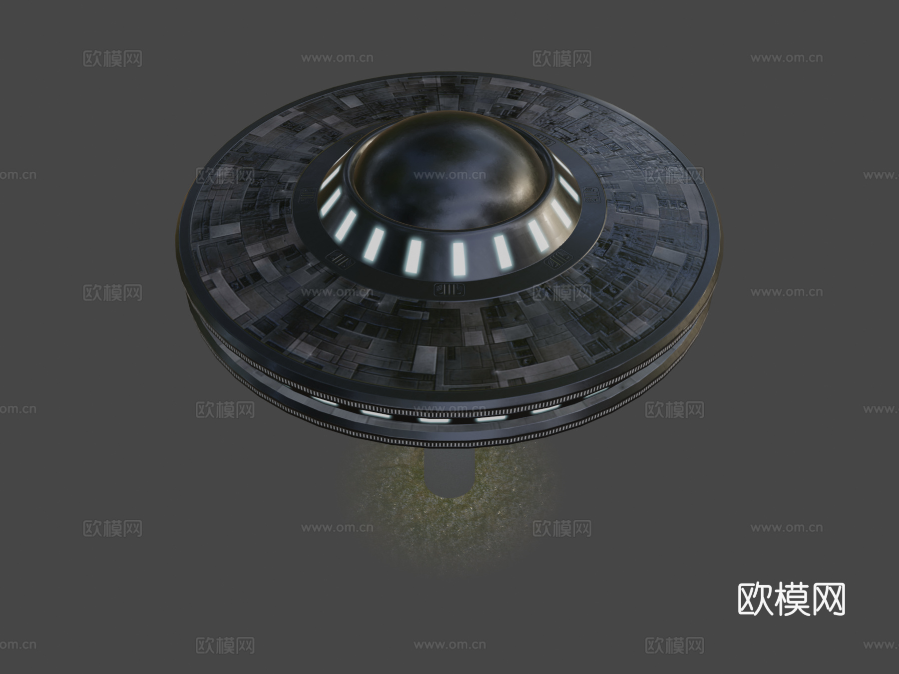 不明飞行物su模型