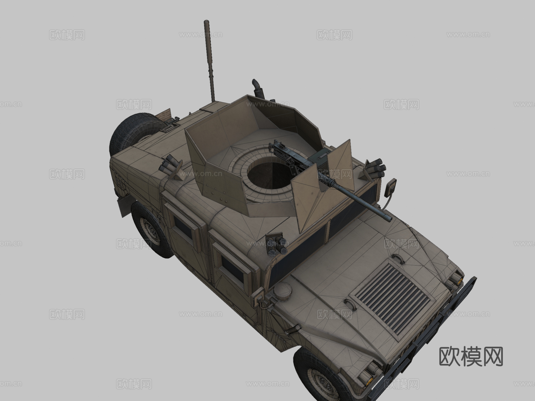 高机动多用途轮式车辆 UAHsu模型