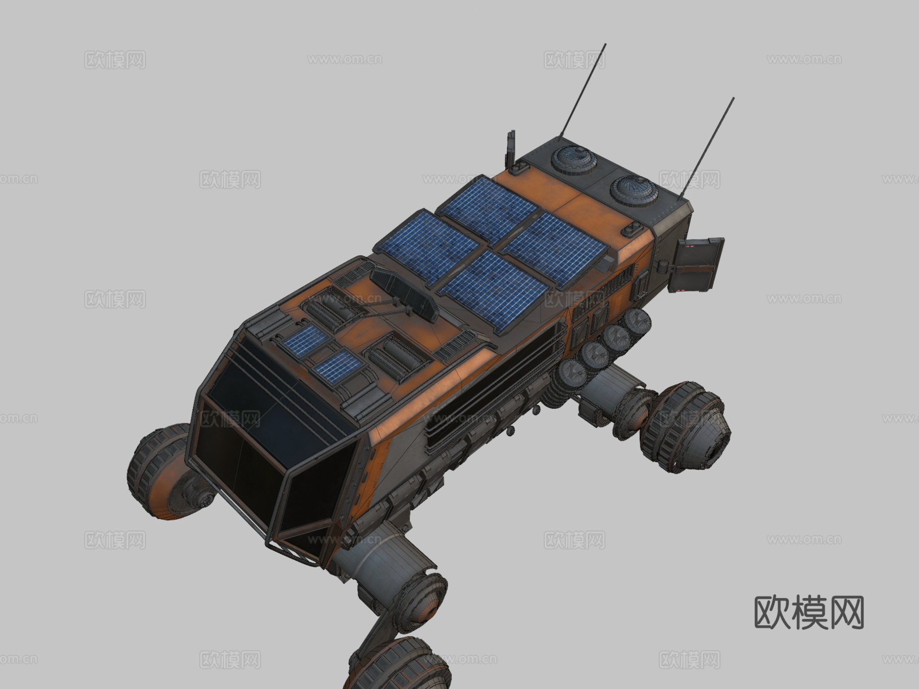 火星漫游车2su模型